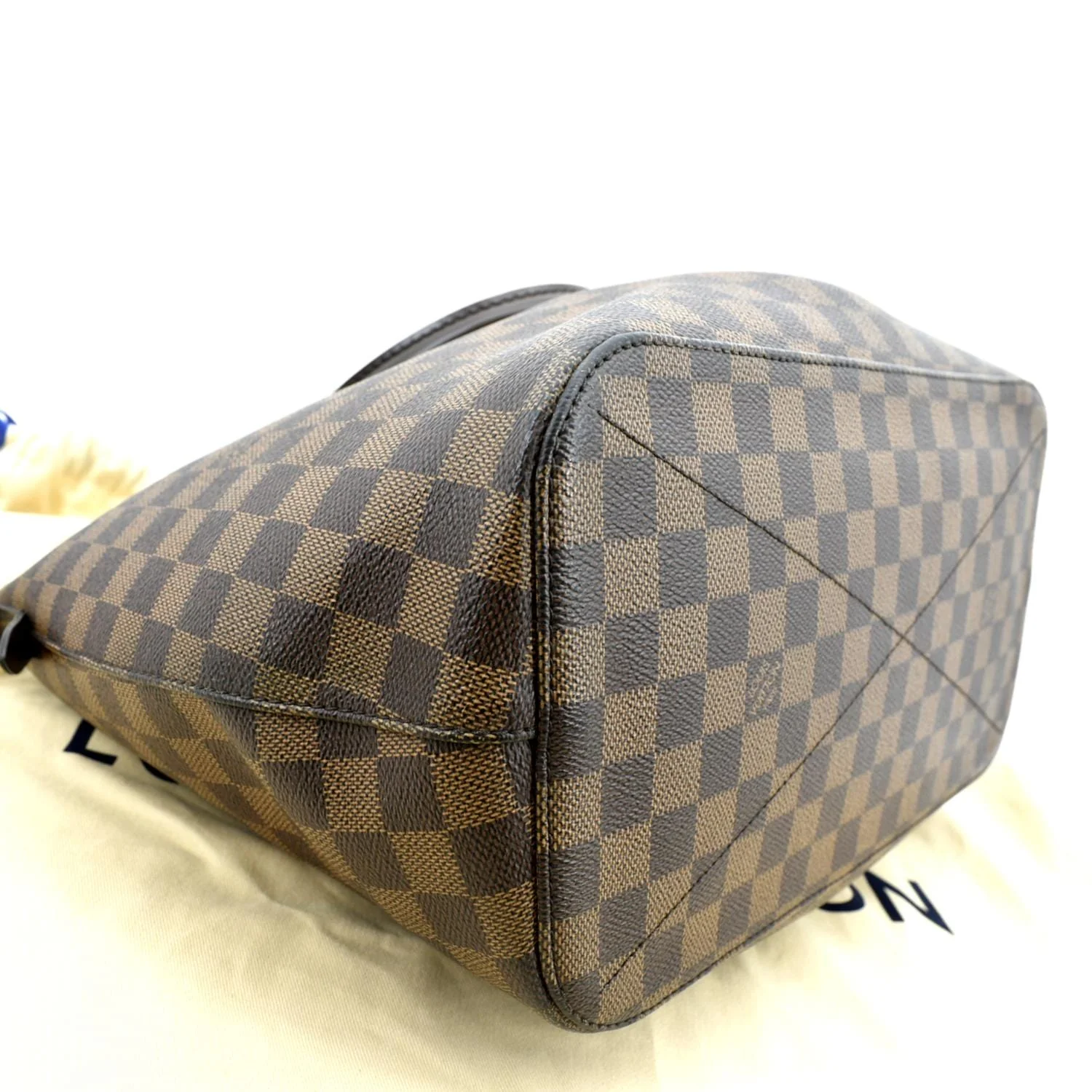 LOUIS VUITTON Siena GM Damier Ebene Shoulder Bag Brown - Image 9