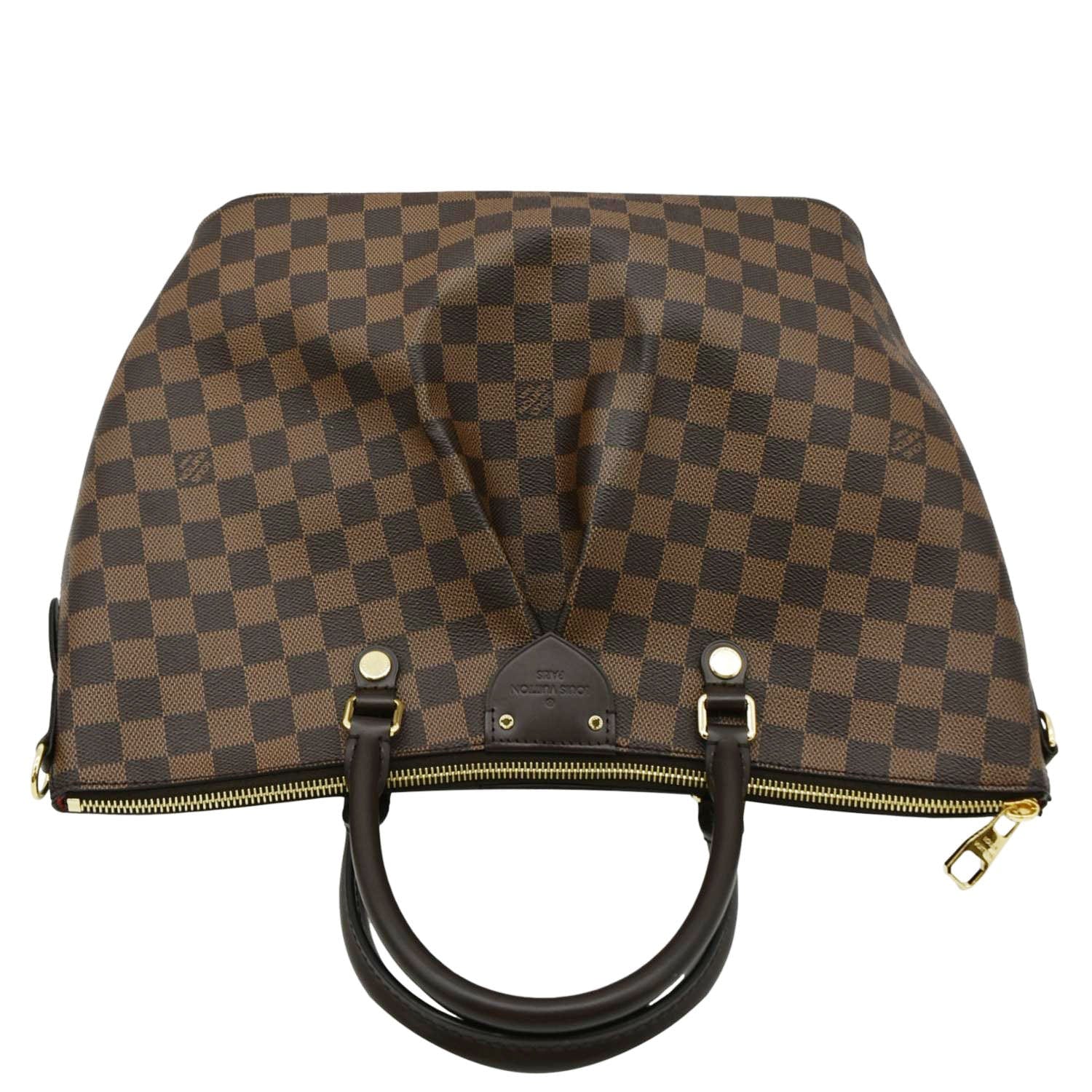 LOUIS VUITTON Siena MM Damier Ebene Shoulder Bag Brown - Image 5