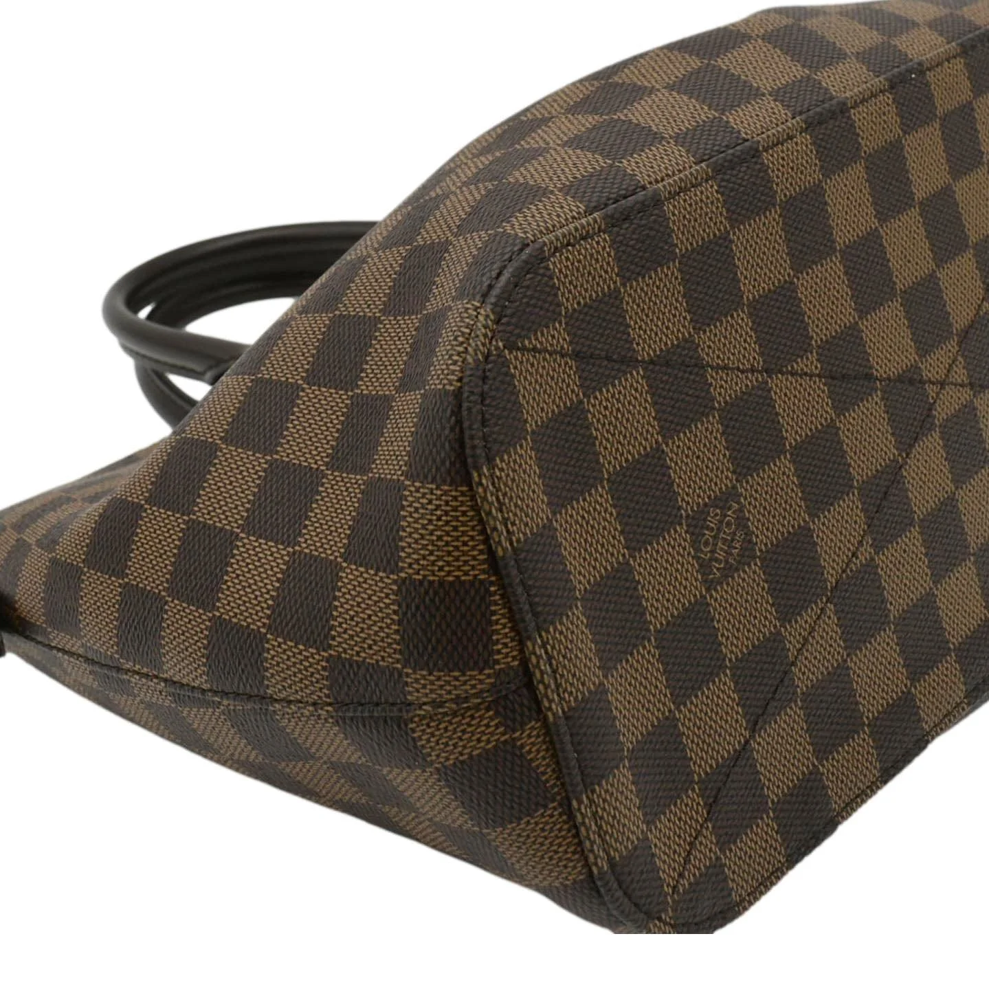 LOUIS VUITTON Siena MM Damier Ebene Shoulder Bag Brown - Image 8