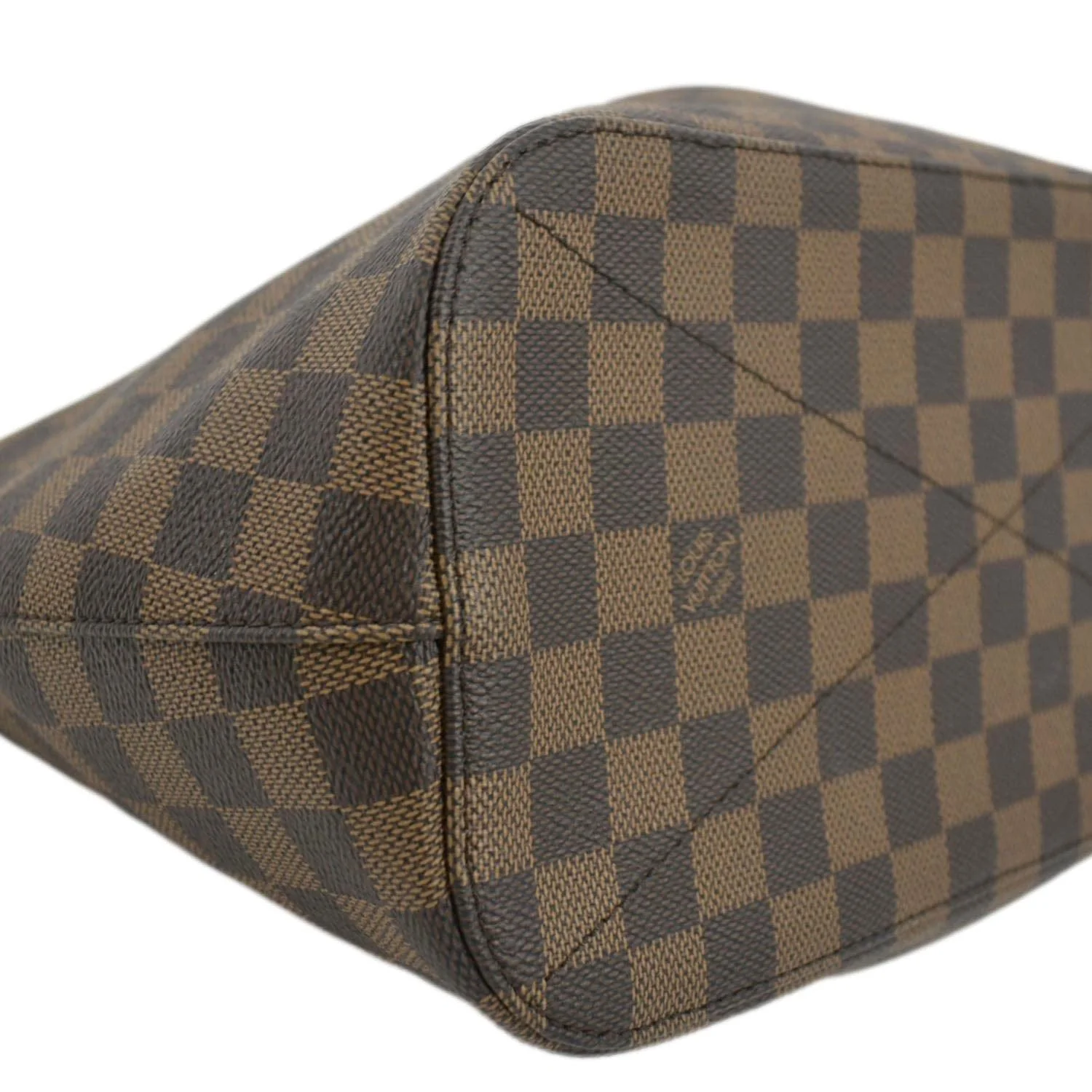 LOUIS VUITTON Siena MM Damier Ebene Shoulder Bag Brown - Image 8
