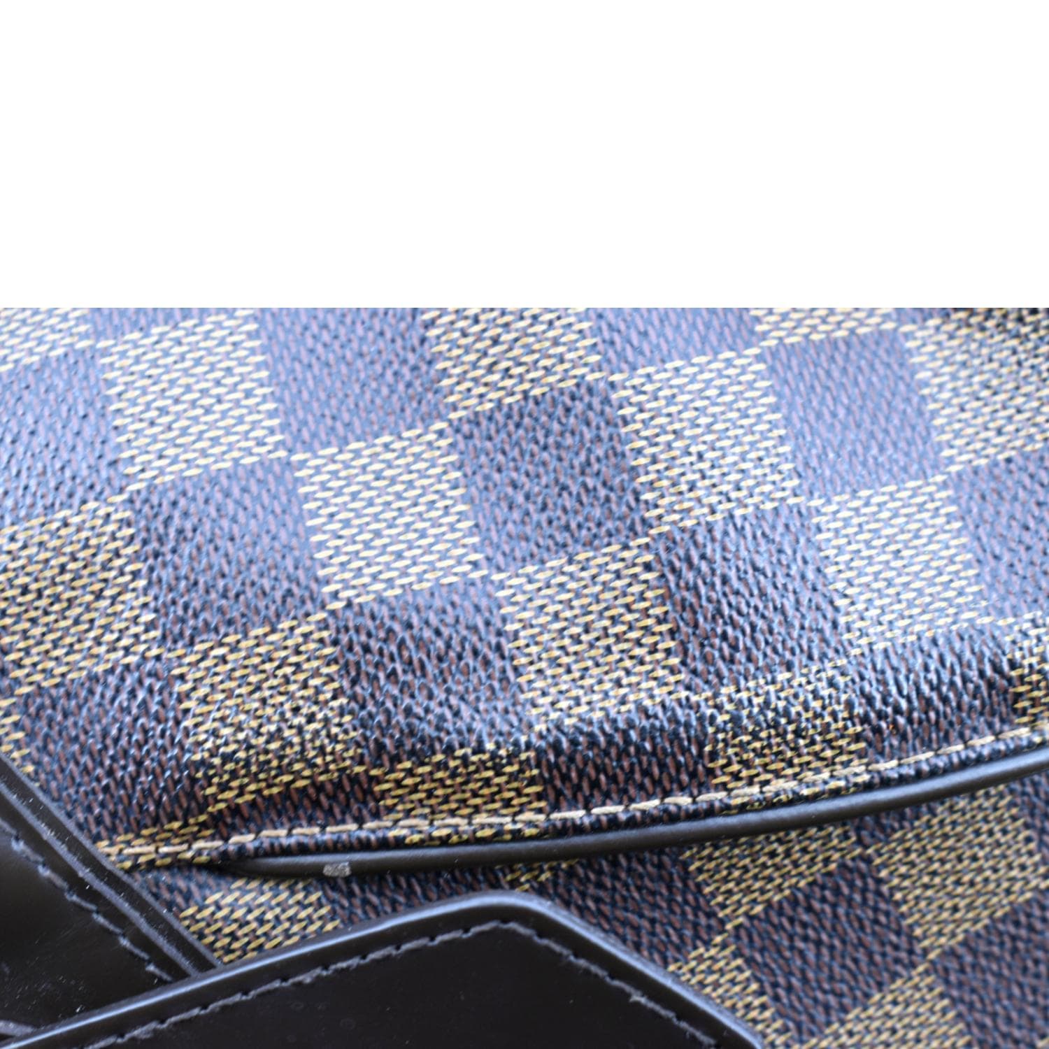 LOUIS VUITTON Sistina GM Damier Ebene Shoulder Bag Brown - Image 11