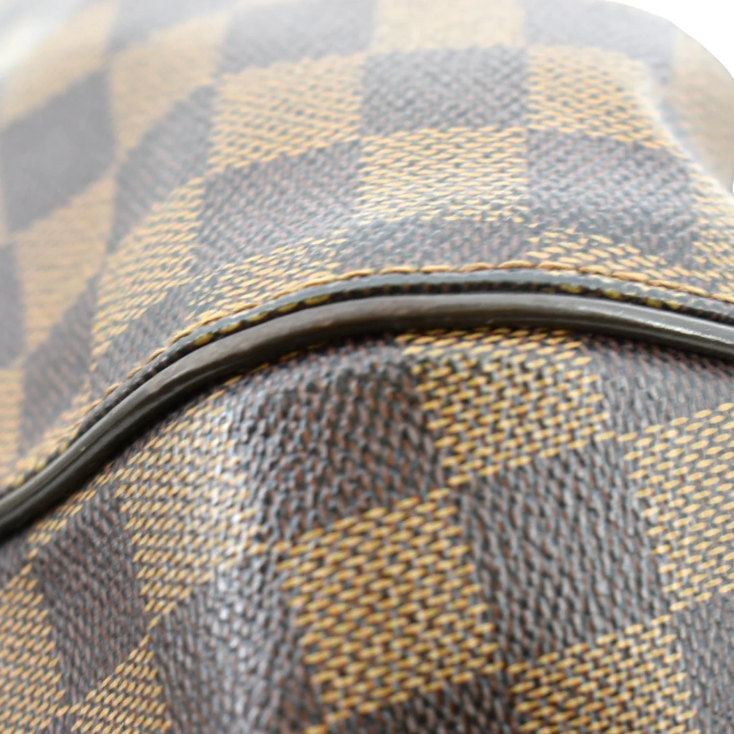 LOUIS VUITTON Sistina GM Damier Ebene Shoulder Bag Brown - Image 7