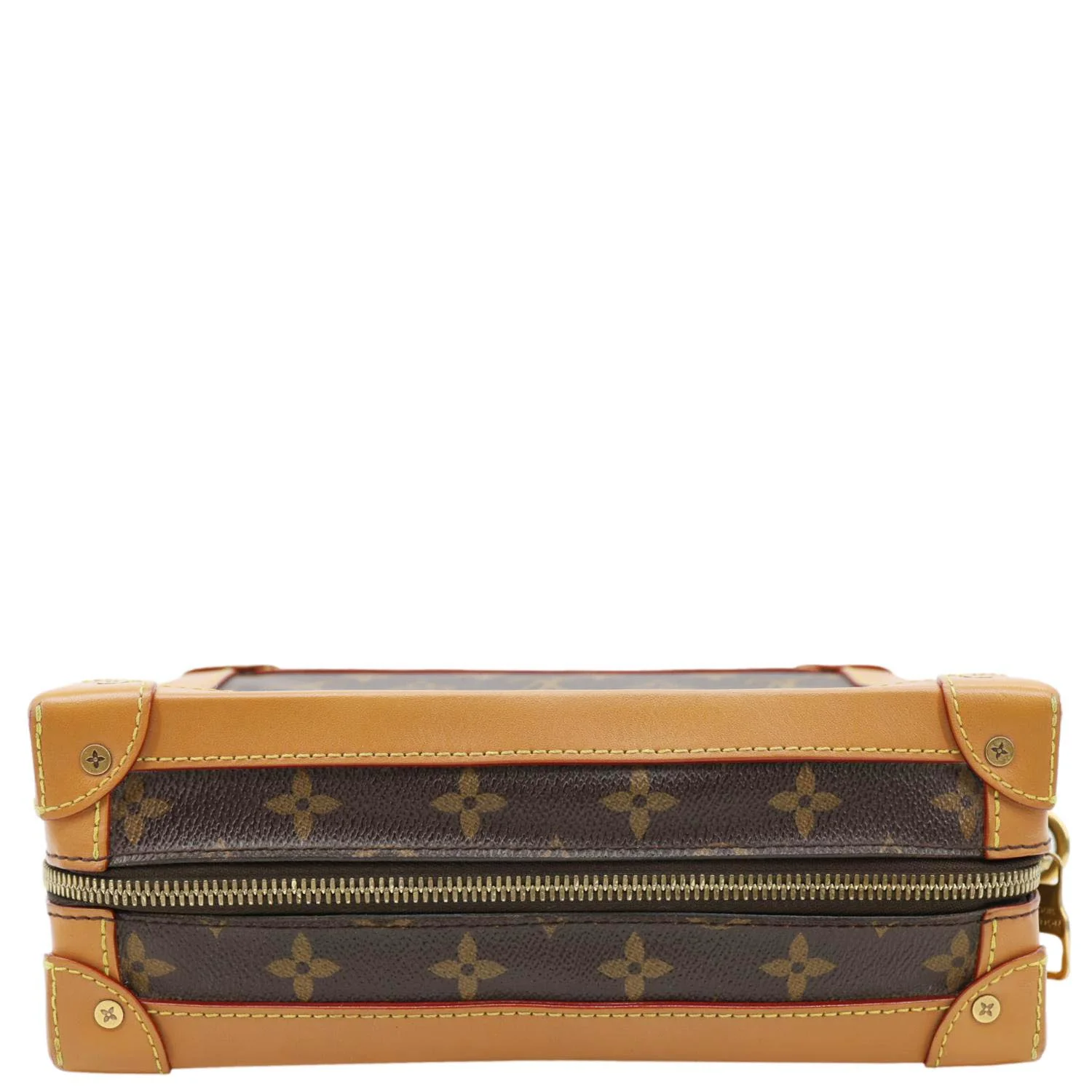 LOUIS VUITTON Soft Trunk Monogram Canvas Shoulder Bag Brown - Image 5