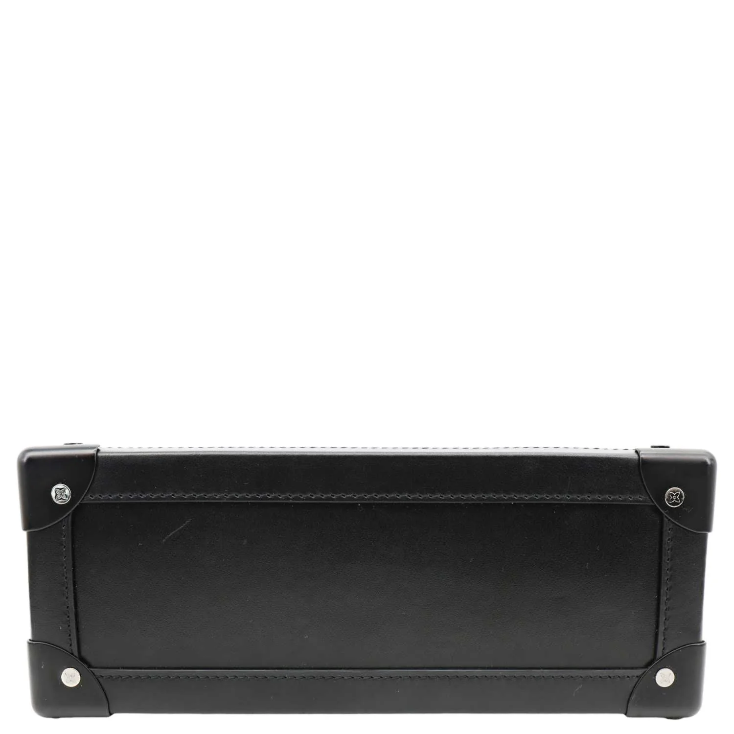 LOUIS VUITTON Soft Trunk Monogram Mesh Crossbody Bag Black - Image 8
