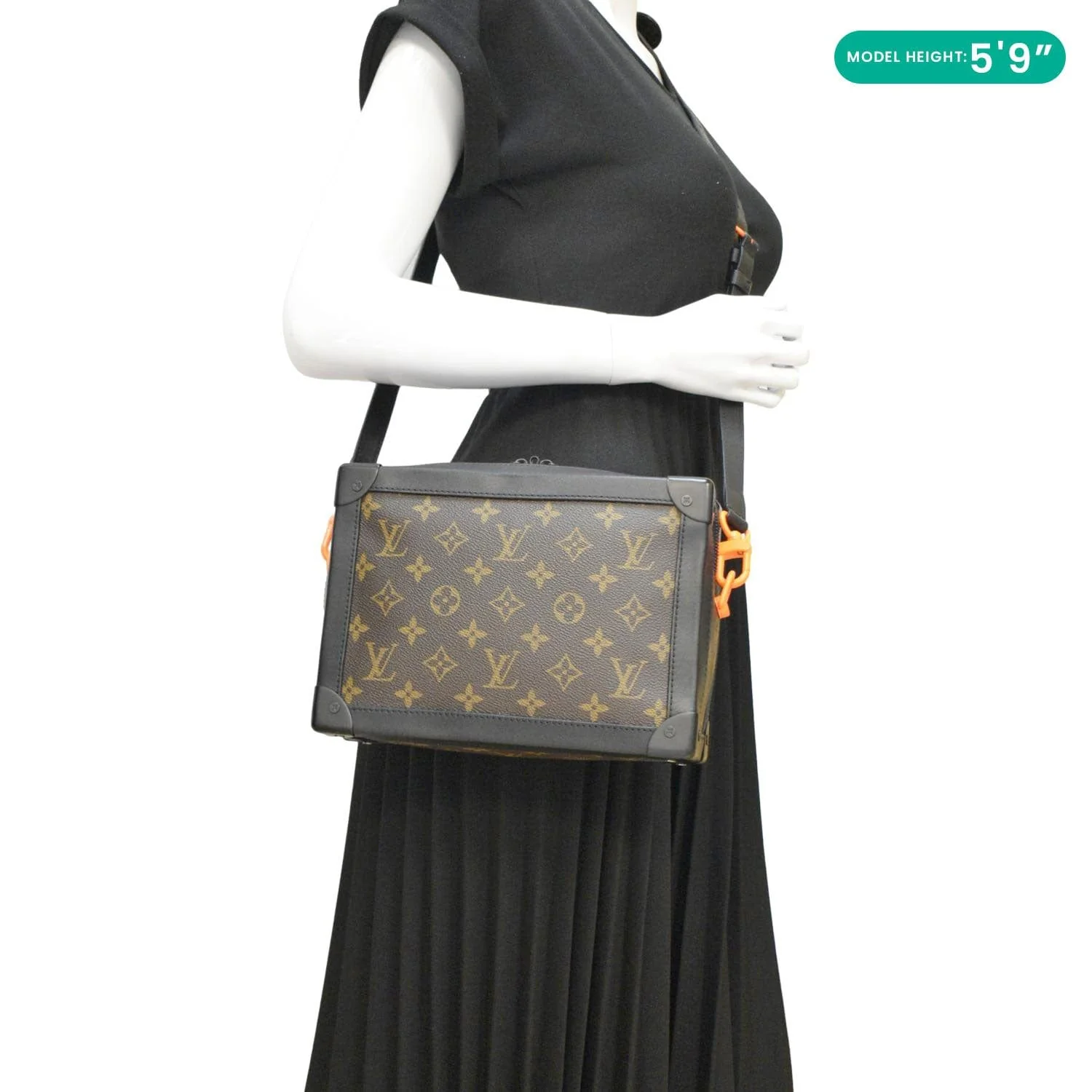 LOUIS VUITTON Solar Ray Soft Trunk Monogram Canvas Shoulder Bag Brown - Image 2