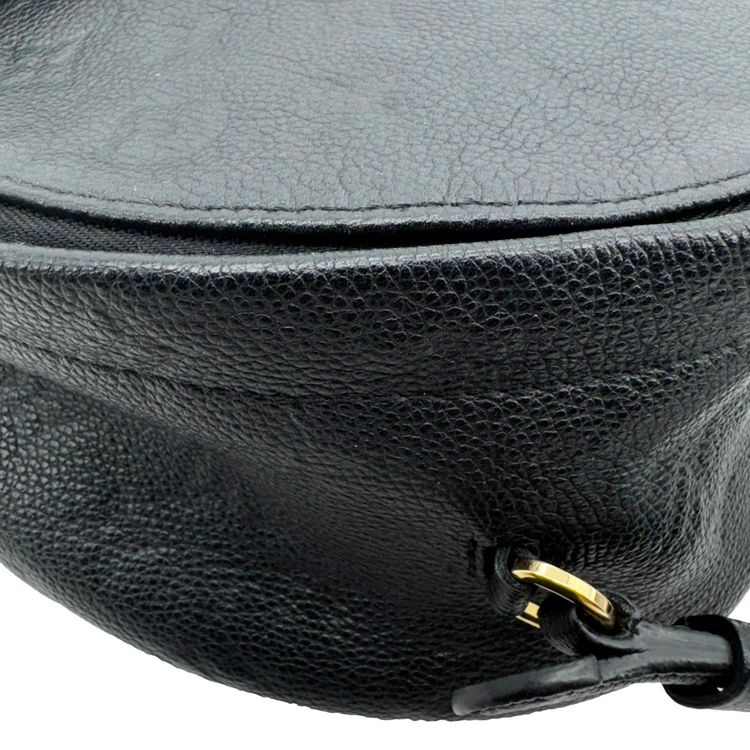 LOUIS VUITTON Sorbonne Monogram Empreinte Leather Backpack Black - Image 11