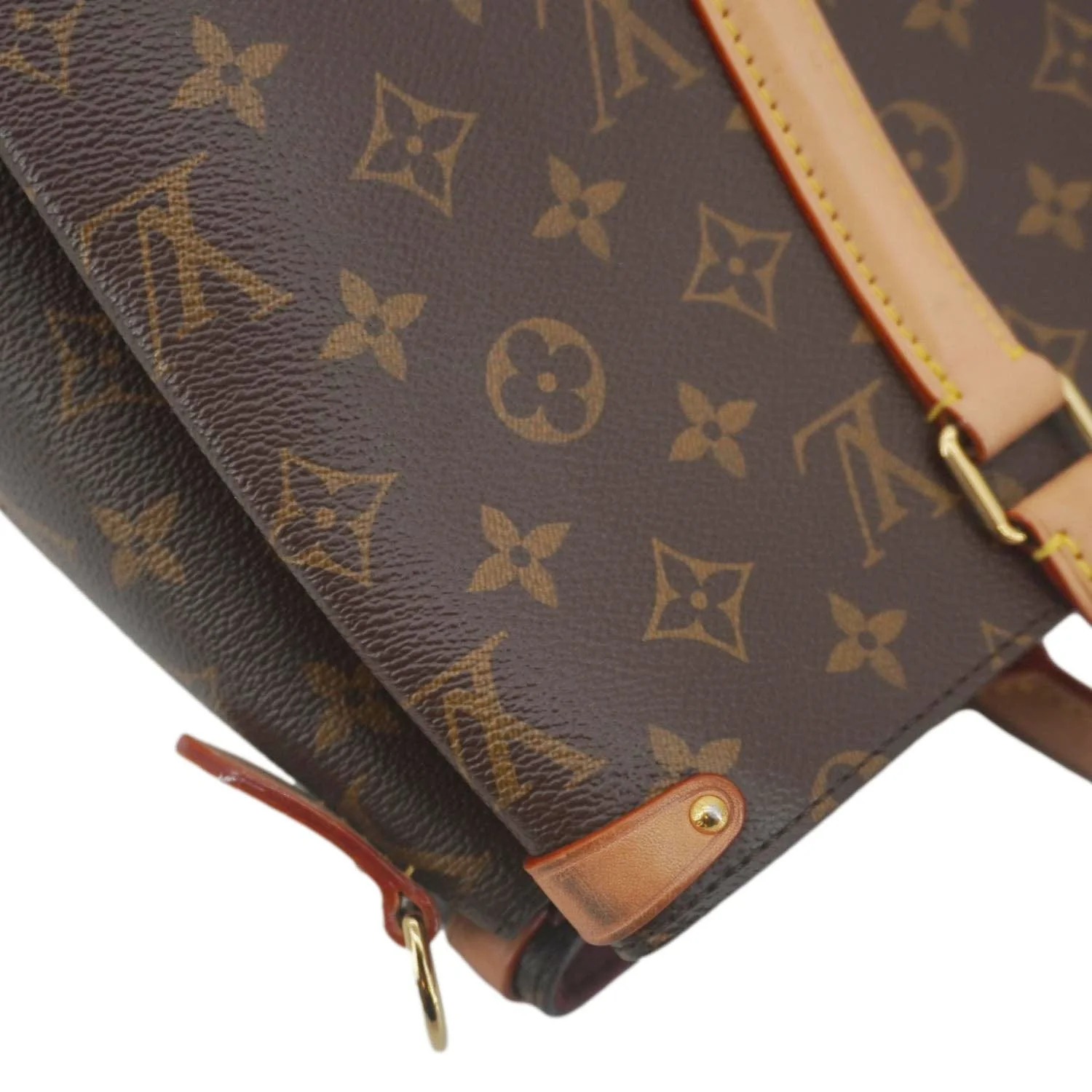 LOUIS VUITTON Soufflot MM Monogram Canvas Shoulder Bag Brown - Image 6