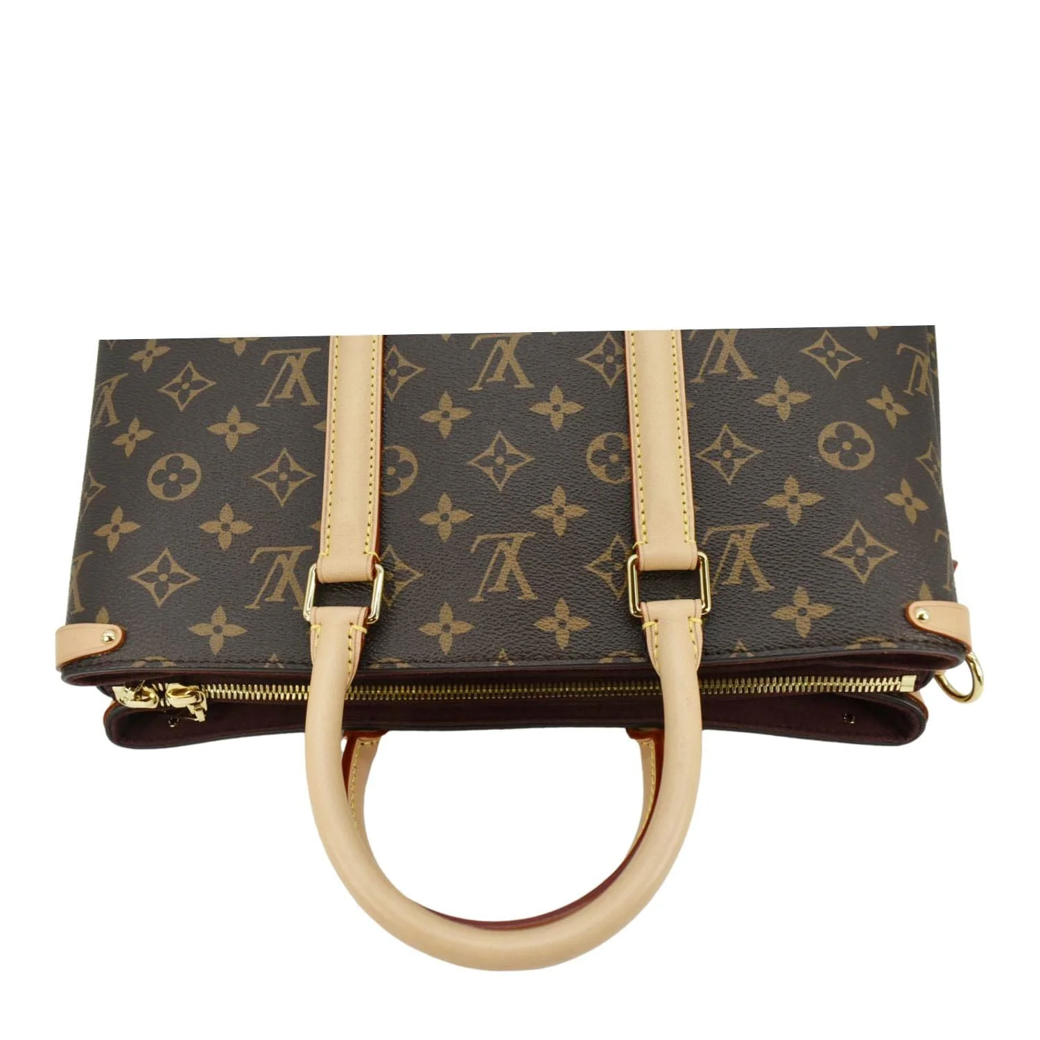 LOUIS VUITTON Soufflot MM Monogram Canvas Shoulder Bag Brown - Image 5