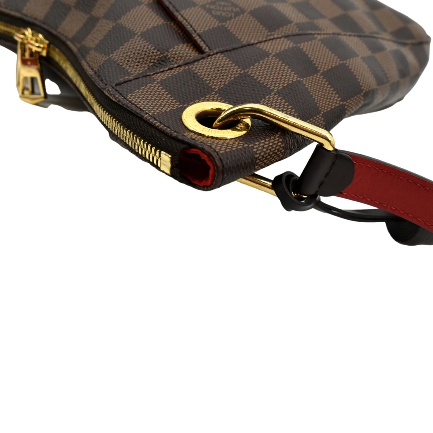 LOUIS VUITTON South Bank Besace Damier Ebene Crossbody Bag Brown - Image 5