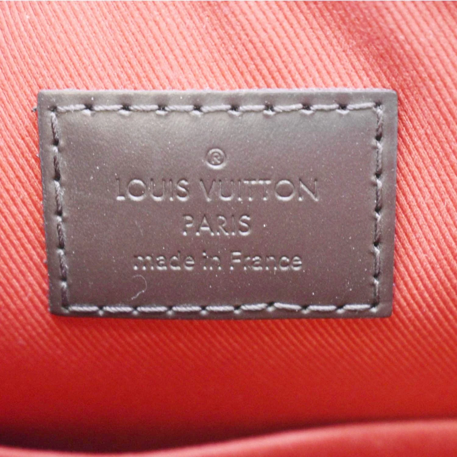 LOUIS VUITTON South Bank Besace Damier Ebene Crossbody Bag Brown - Image 12