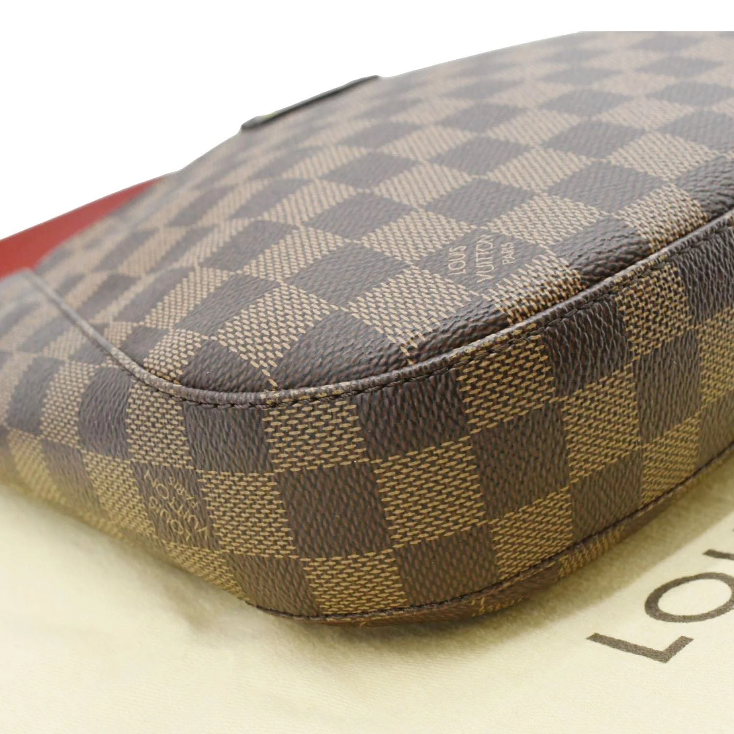 LOUIS VUITTON South Bank Besace Damier Ebene Crossbody Bag Brown - Image 7