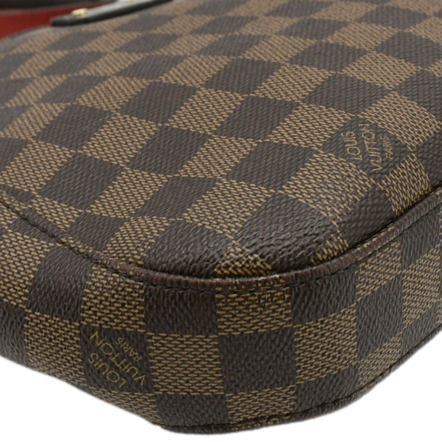 LOUIS VUITTON South Bank Besace Damier Ebene Crossbody Bag Brown - Image 7