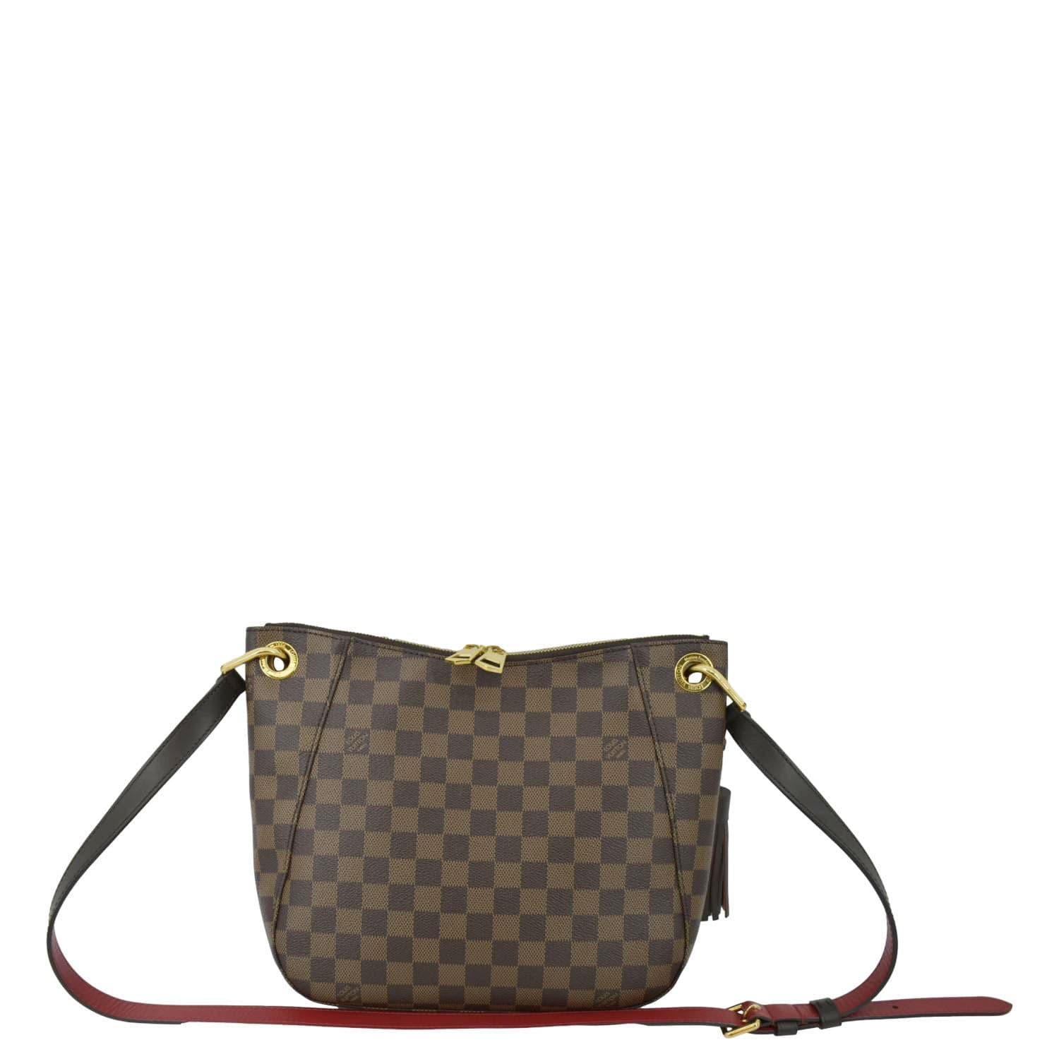 LOUIS VUITTON South Bank Besace Damier Ebene Crossbody Bag Brown - Image 4