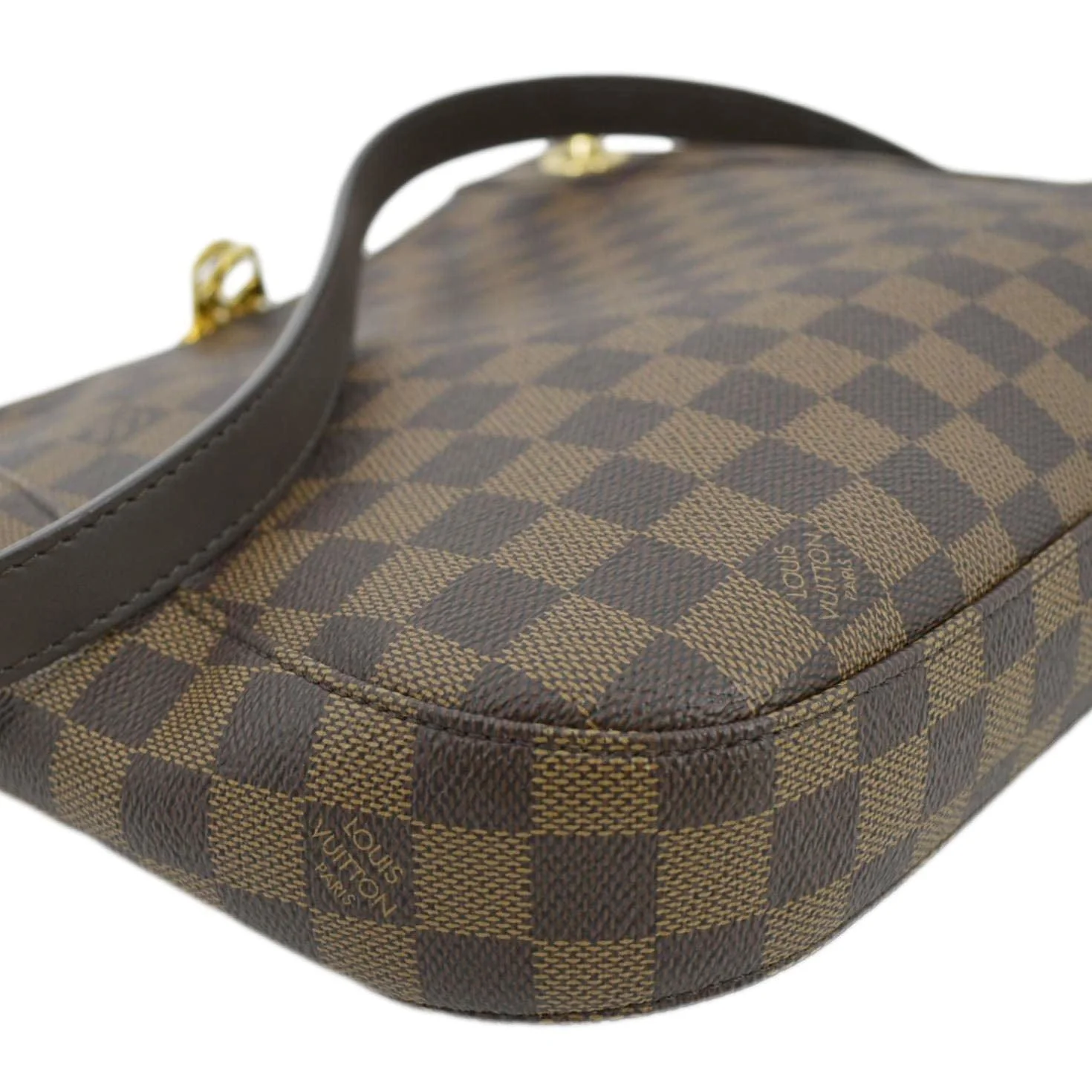 LOUIS VUITTON South Bank Besace Damier Ebene Crossbody Bag Brown - Image 9
