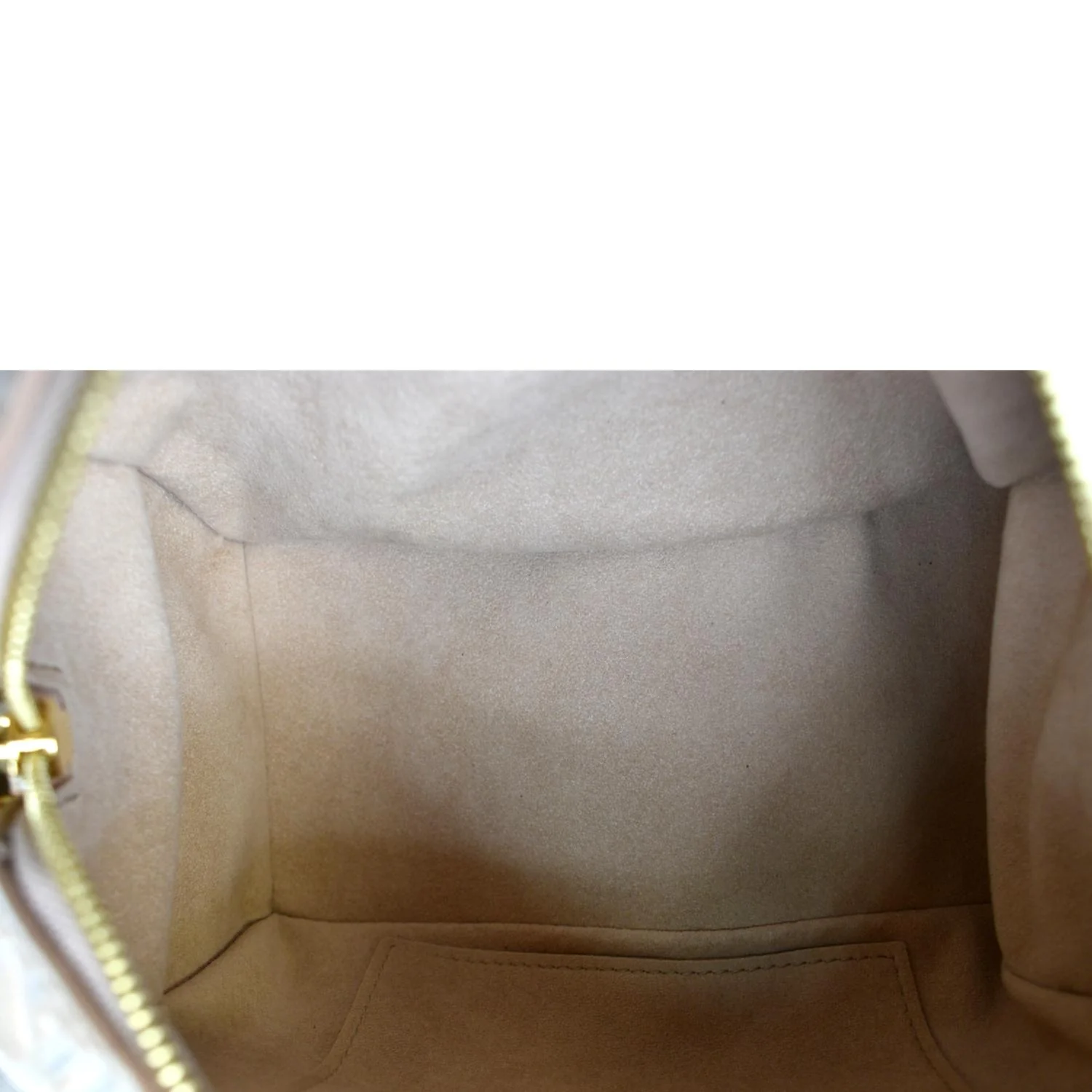 LOUIS VUITTON Speedy 20 Stardust Monogram Embossed Shoulder Bag Beige - Image 10
