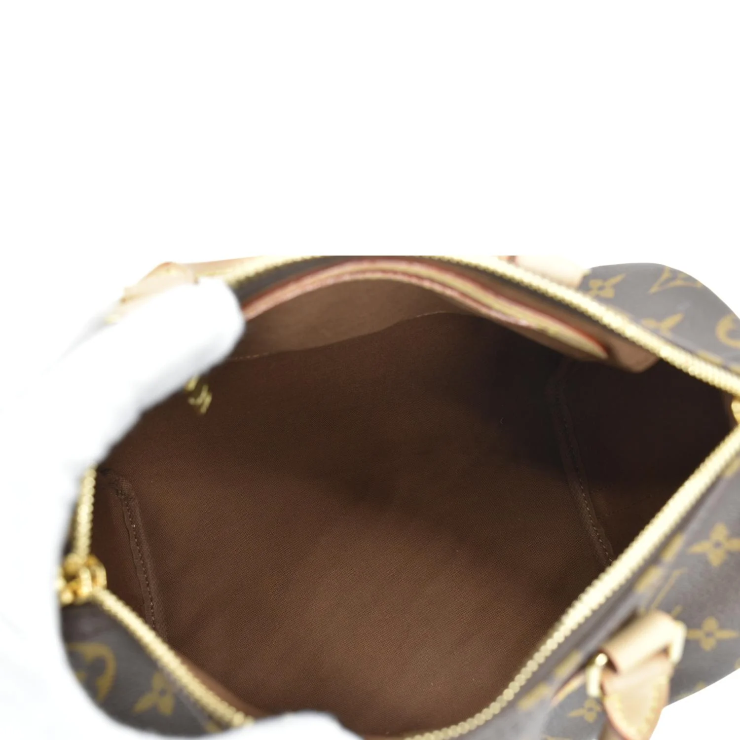 LOUIS VUITTON Speedy 25 Bandouliere Monogram Canvas Shoulder Bag Brown - Image 10