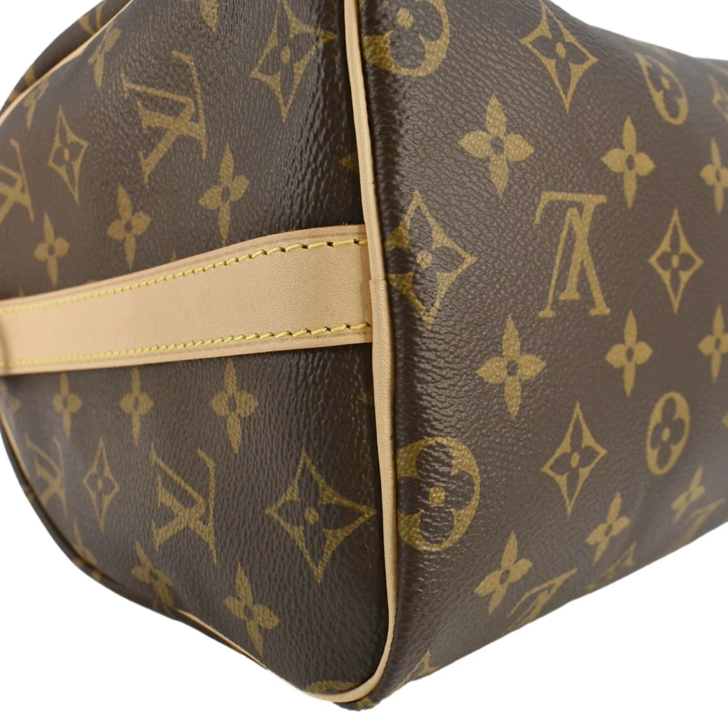 LOUIS VUITON Speedy 25 Bandouliere Monogram Canvas Shoulder Bag Brown - Image 10