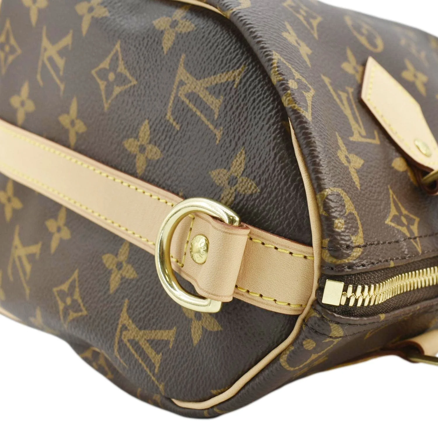 LOUIS VUITON Speedy 25 Bandouliere Monogram Canvas Shoulder Bag Brown - Image 7