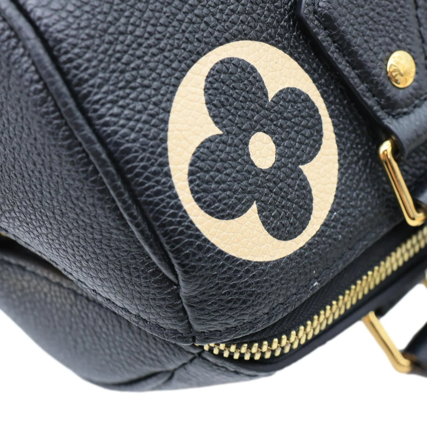 LOUIS VUITTON Speedy 25 Bandouliere Monogram Empreinte Leather Crossbody Bag Bicolor - Image 8