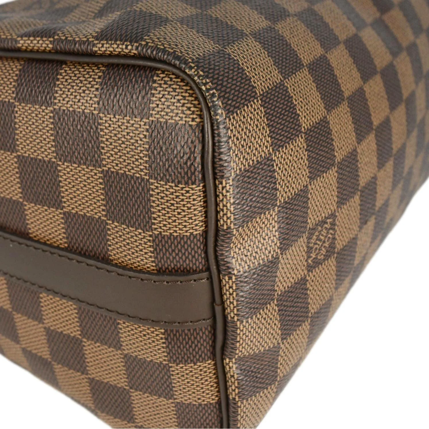 LOUIS VUITTON Speedy 25 Bandouliere Damier Ebene Shoulder Bag Brown - Image 8