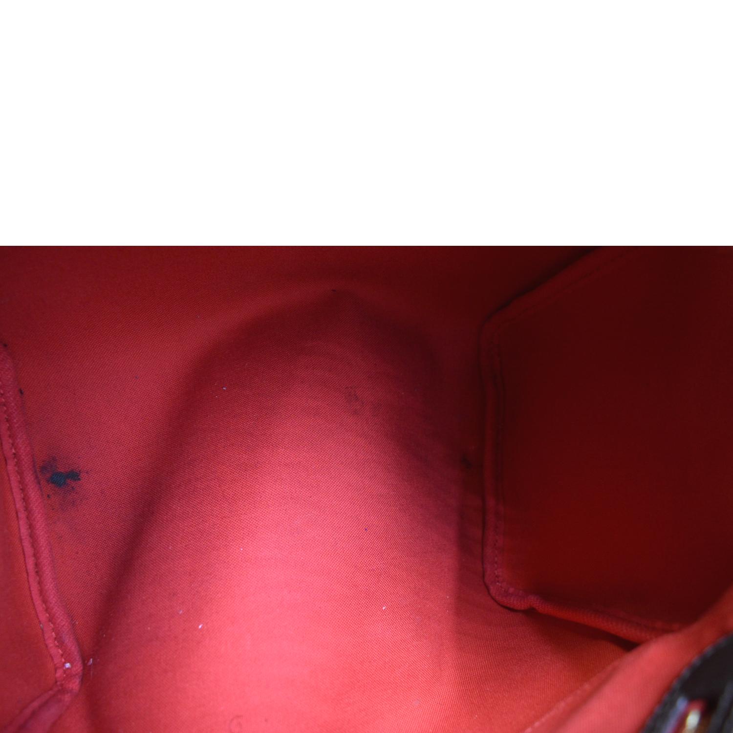 LOUIS VUITTON Speedy 25 Damier Ebene Satchel Bag Brown - Image 10
