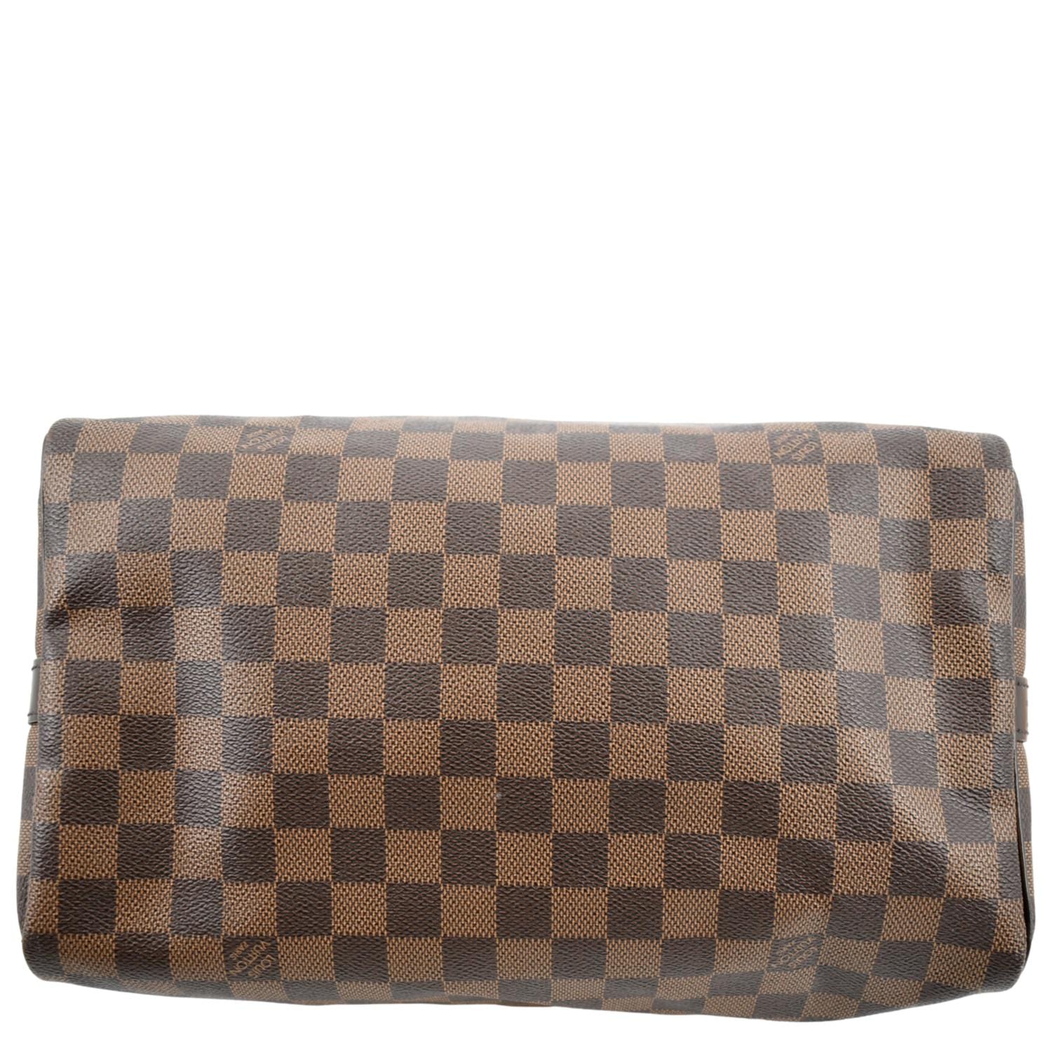 LOUIS VUITTON Speedy 30 Bandouliere Damier Ebene Shoulder Bag Brown - Image 10
