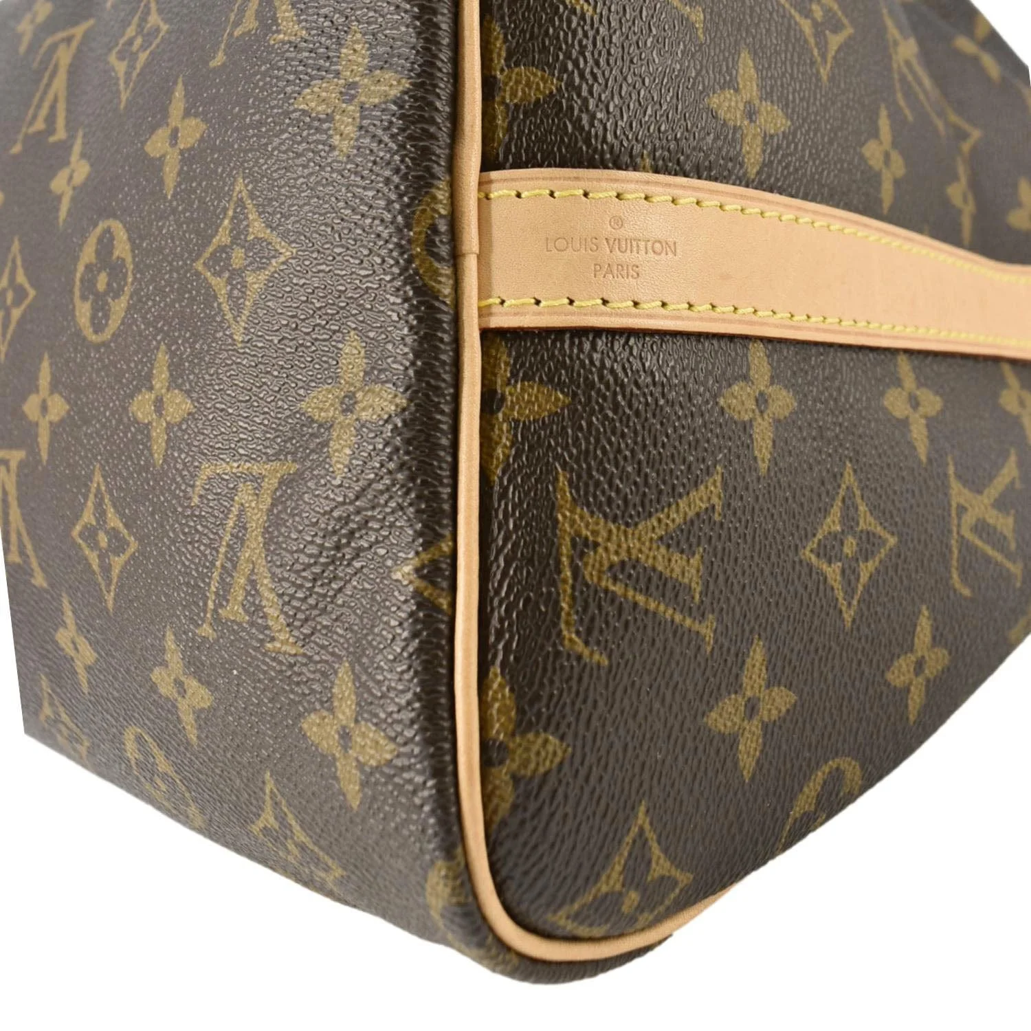 LOUIS VUITTON Speedy 30 Bandouliere Monogram Canvas Crossbody Bag Brown - Image 7