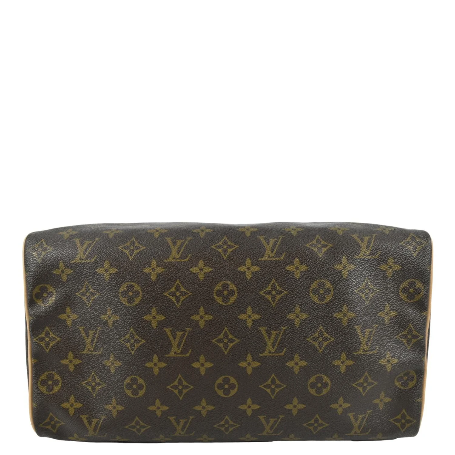 LOUIS VUITTON Speedy 35 Monogram Canvas Satchel Bag Brown - Image 11