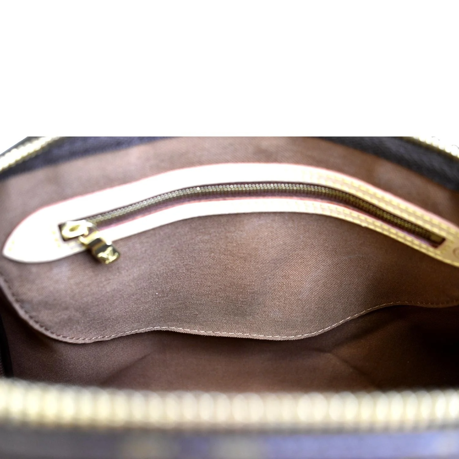 LOUIS VUITTON Speedy 35 Bandouliere Monogram Canvas Shoulder Bag Brown - Image 12