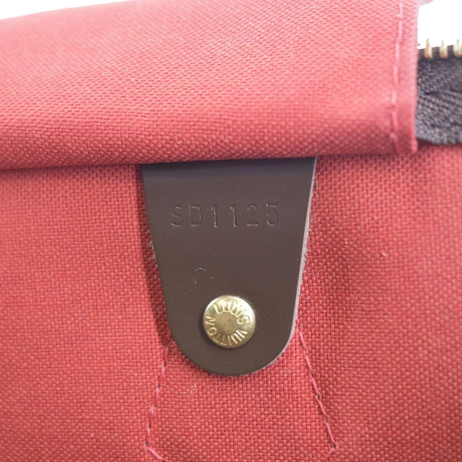 LOUIS VUITTON Speedy 35 Damier Ebene Satchel Bag Brown - Image 13