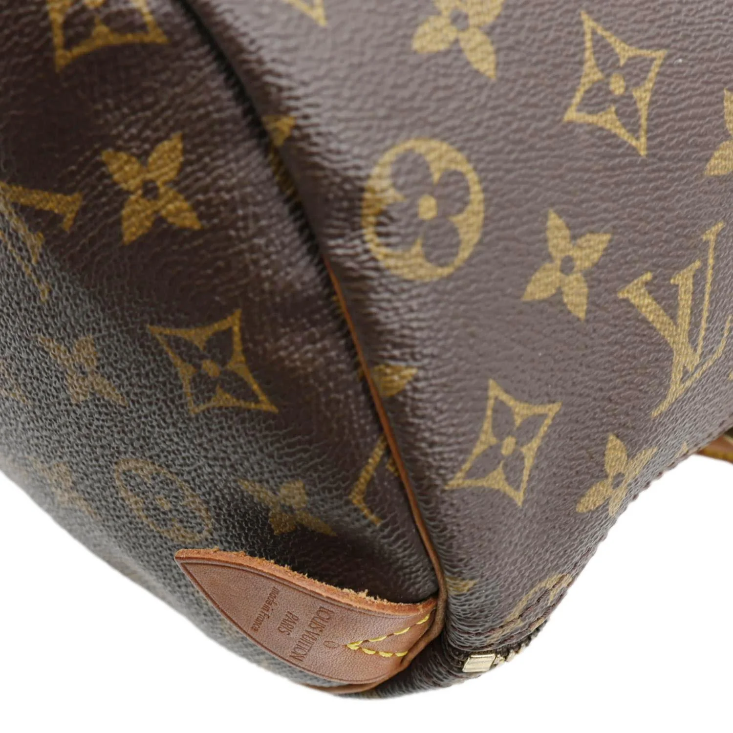 LOUIS VUITTON Speedy 35 Monogram Canvas Satchel Bag Brown - Image 6