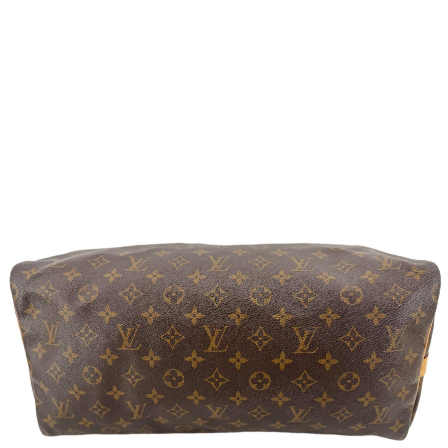 LOUIS VUITTON Speedy 40 Bandouliere Monogram Canvas Shoulder Bag Brown - Image 11
