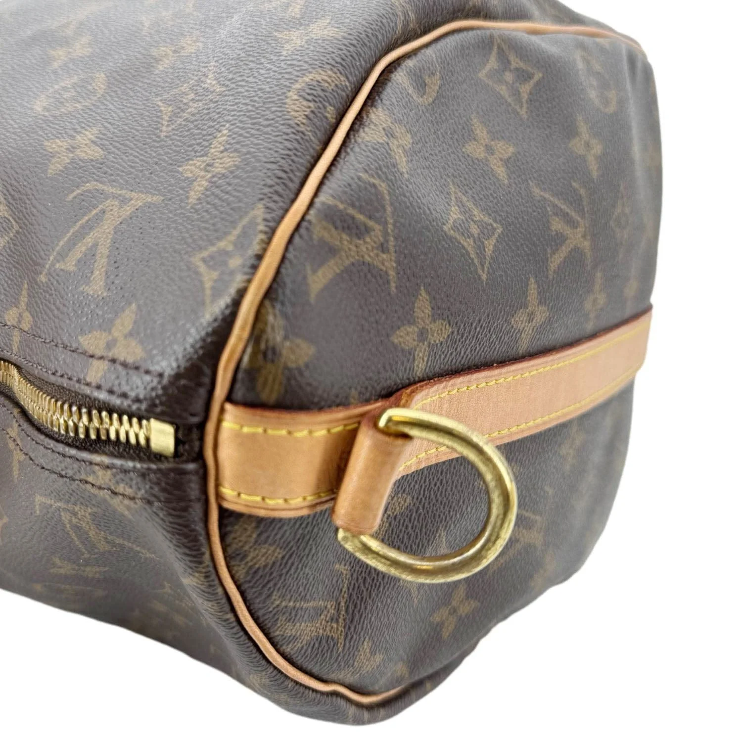 LOUIS VUITTON Speedy 40 Bandouliere Monogram Canvas Shoulder Bag Brown - Image 5