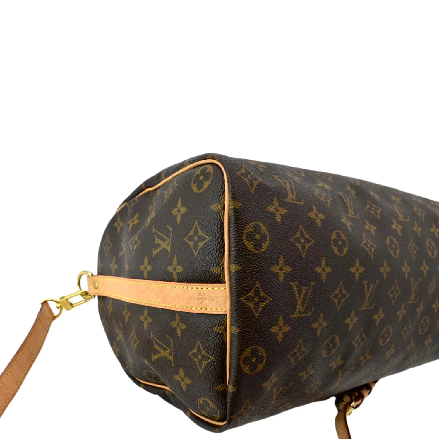 LOUIS VUITTON Speedy 35 Bandouliere Monogram Canvas Shoulder Bag Brown - Image 7