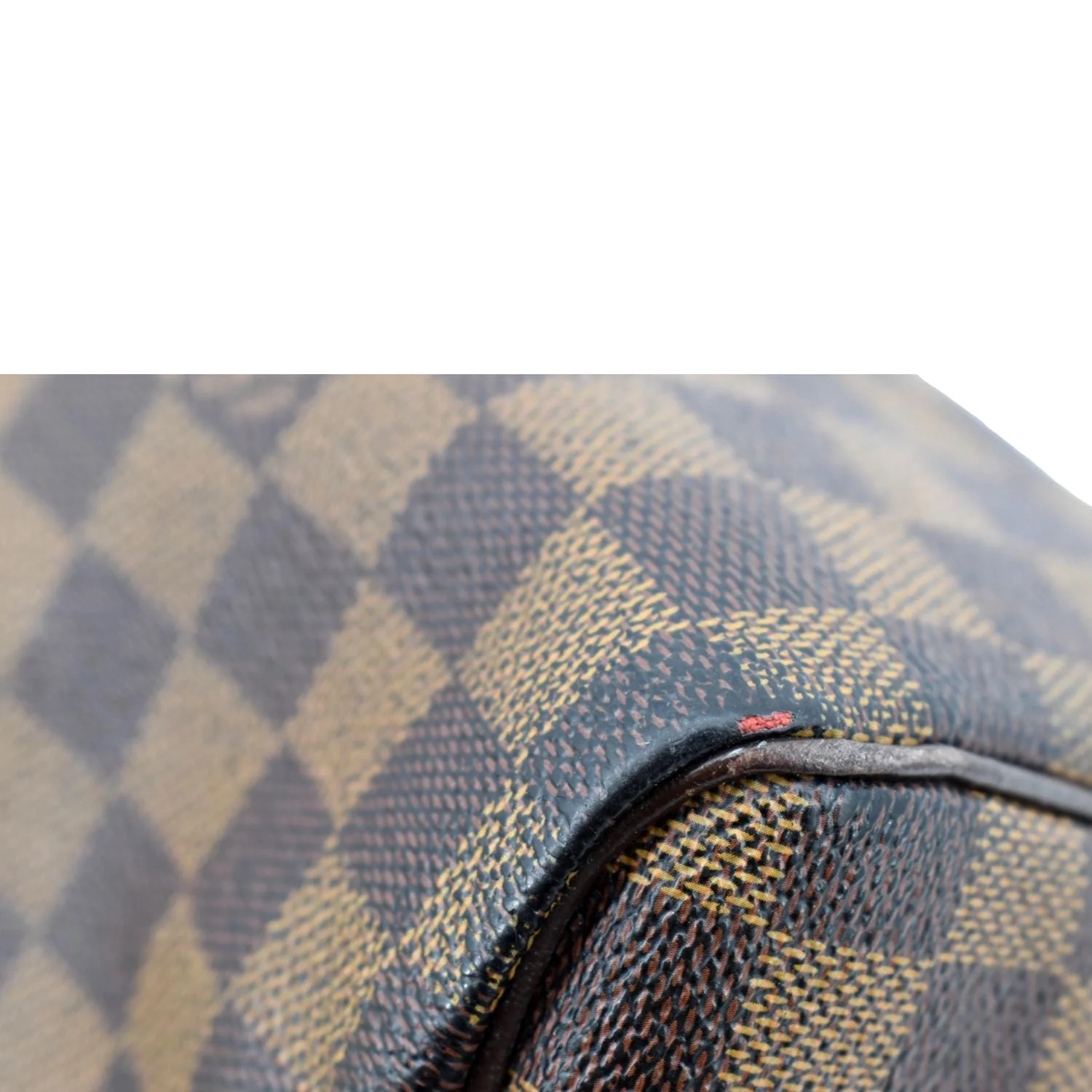 LOUIS VUITTON Speedy 30 Damier Ebene Satchel Bag Brown - Image 10