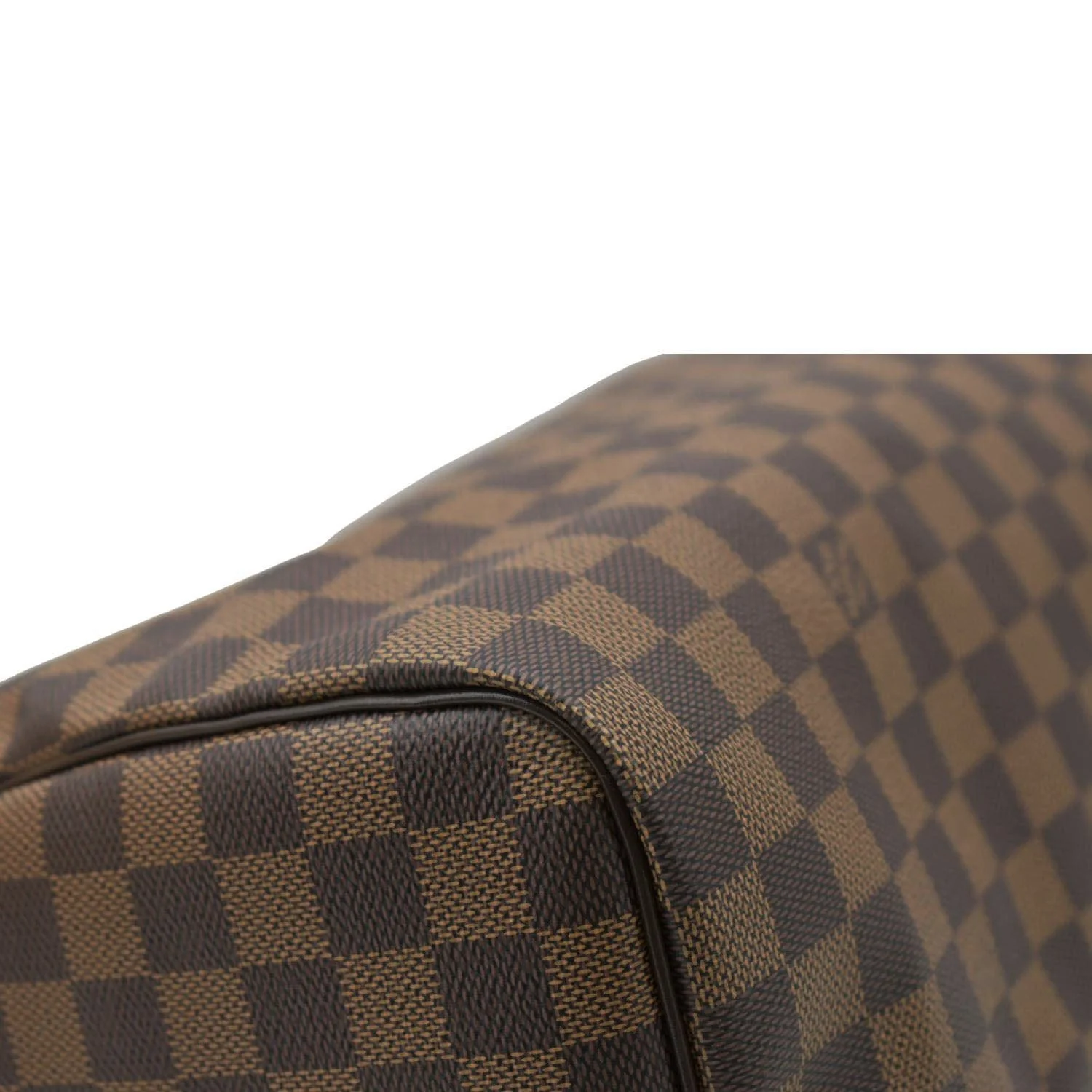 LOUIS VUITTON  Speedy 35 Damier Ebene Satchel Bag Brown - Image 6