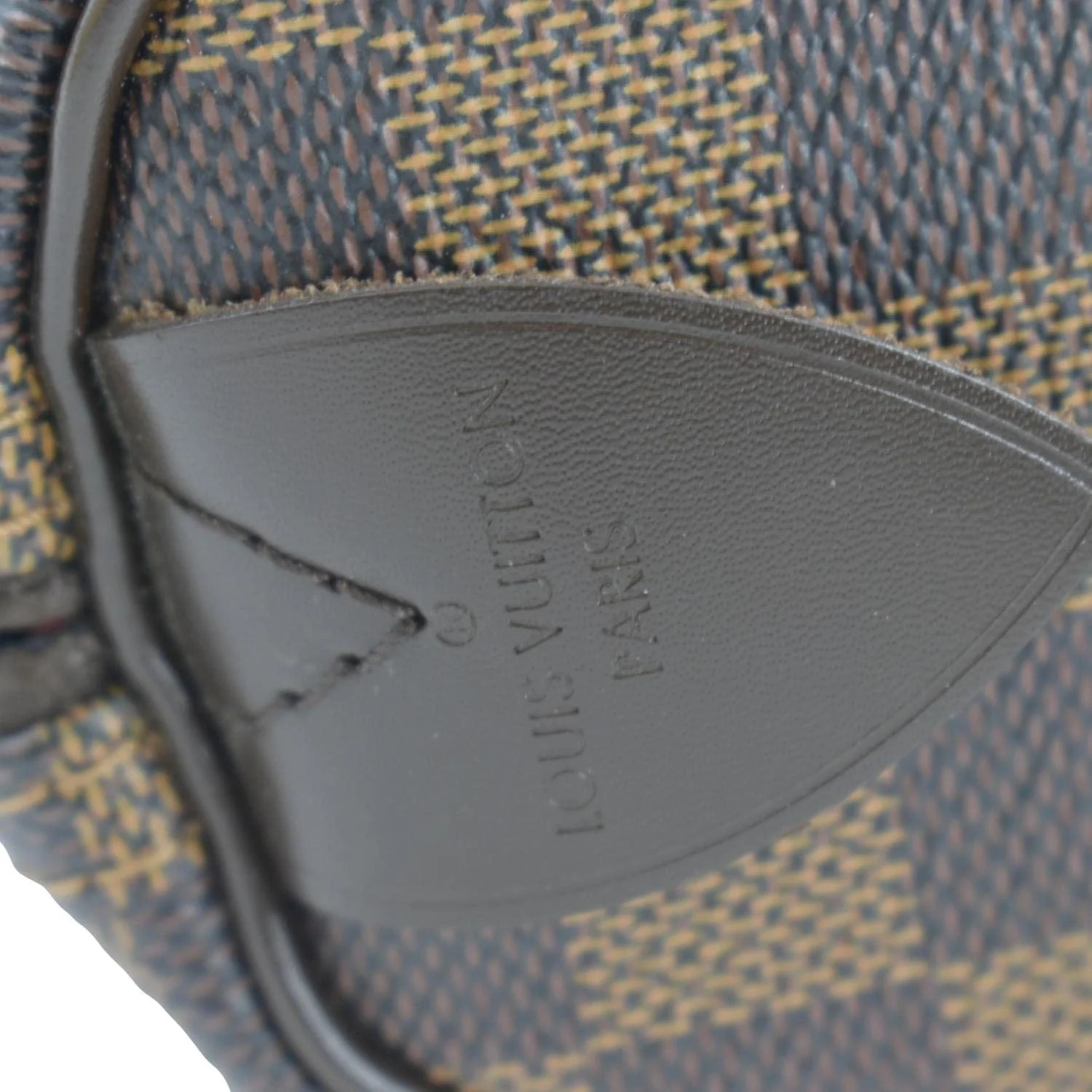 LOUIS VUITTON Speedy 30 Damier Ebene Satchel Bag Brown - Image 14