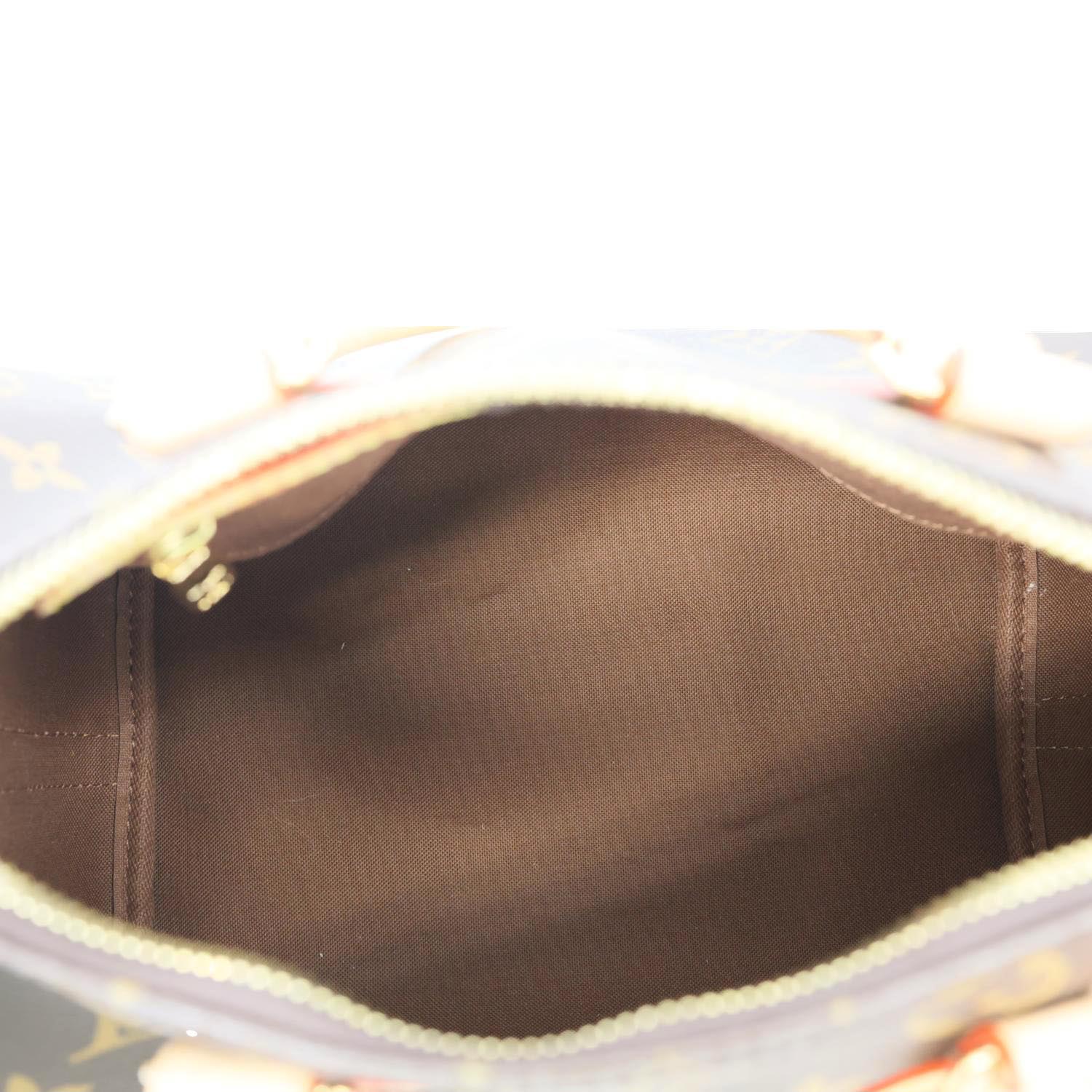 LOUIS VUITTON Speedy 25 Bandouliere Monogram Canvas Shoulder Bag Brown - Image 13