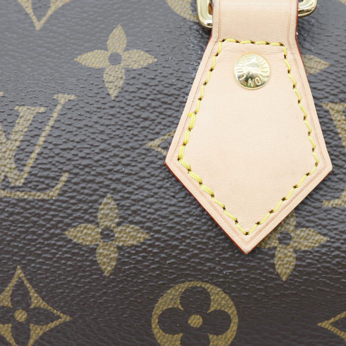 LOUIS VUITTON Speedy 25 Bandouliere Monogram Canvas Shoulder Bag Brown - Image 16
