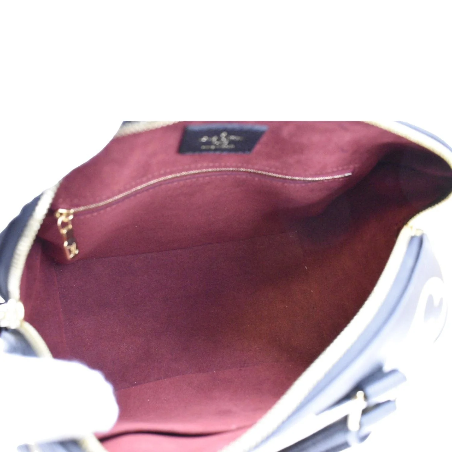 LOUIS VUITTON Speedy 25 Bandouliere Monogram Empreinte Leather Crossbody Bag Bicolor - Image 13