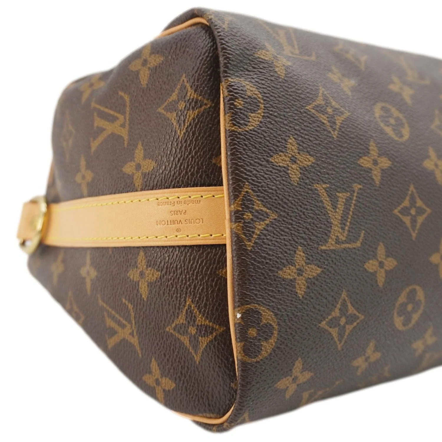 LOUIS VUITTON Speedy 25 Bandouliere Monogram Canvas Shoulder Bag Brown - Image 9
