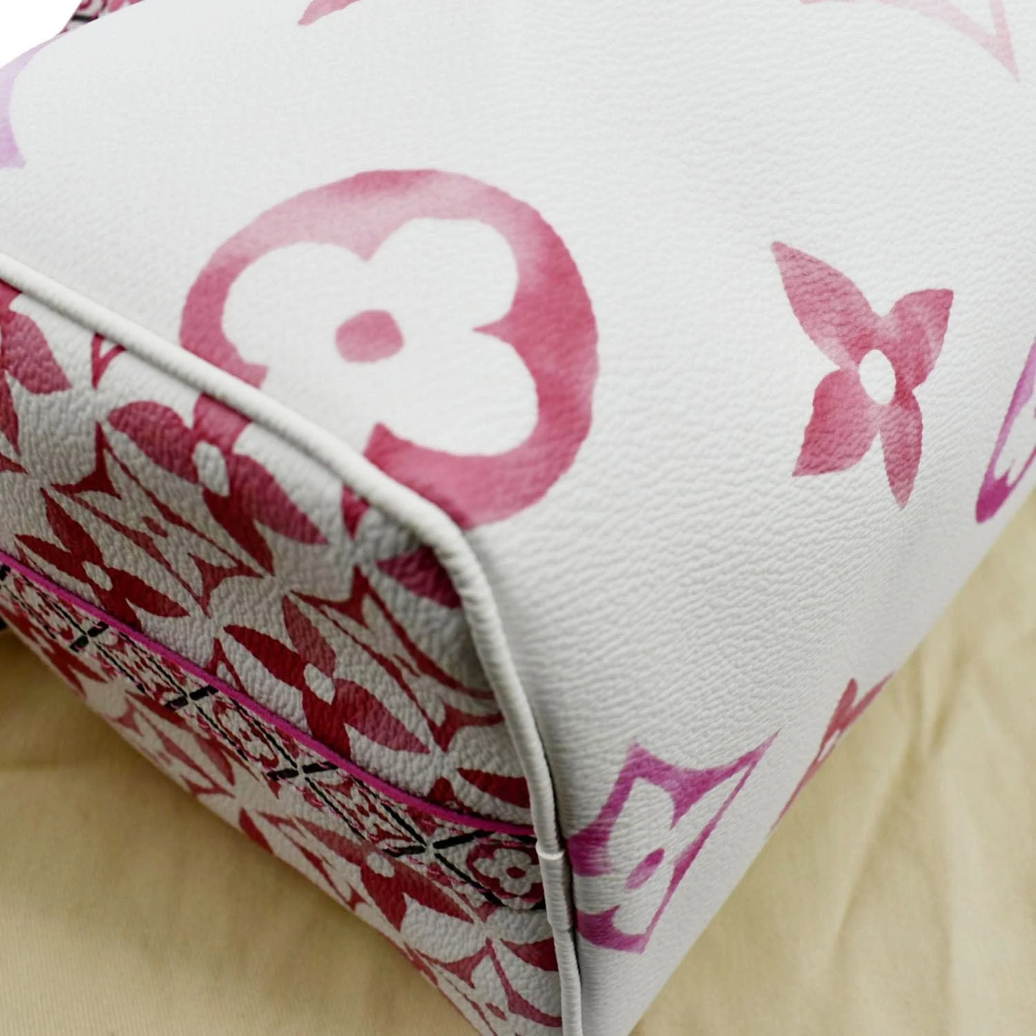 LOUIS VUITTON Speedy 25 Bandouliere Giant Monogram Canvas Shoulder Bag Pink - Image 7