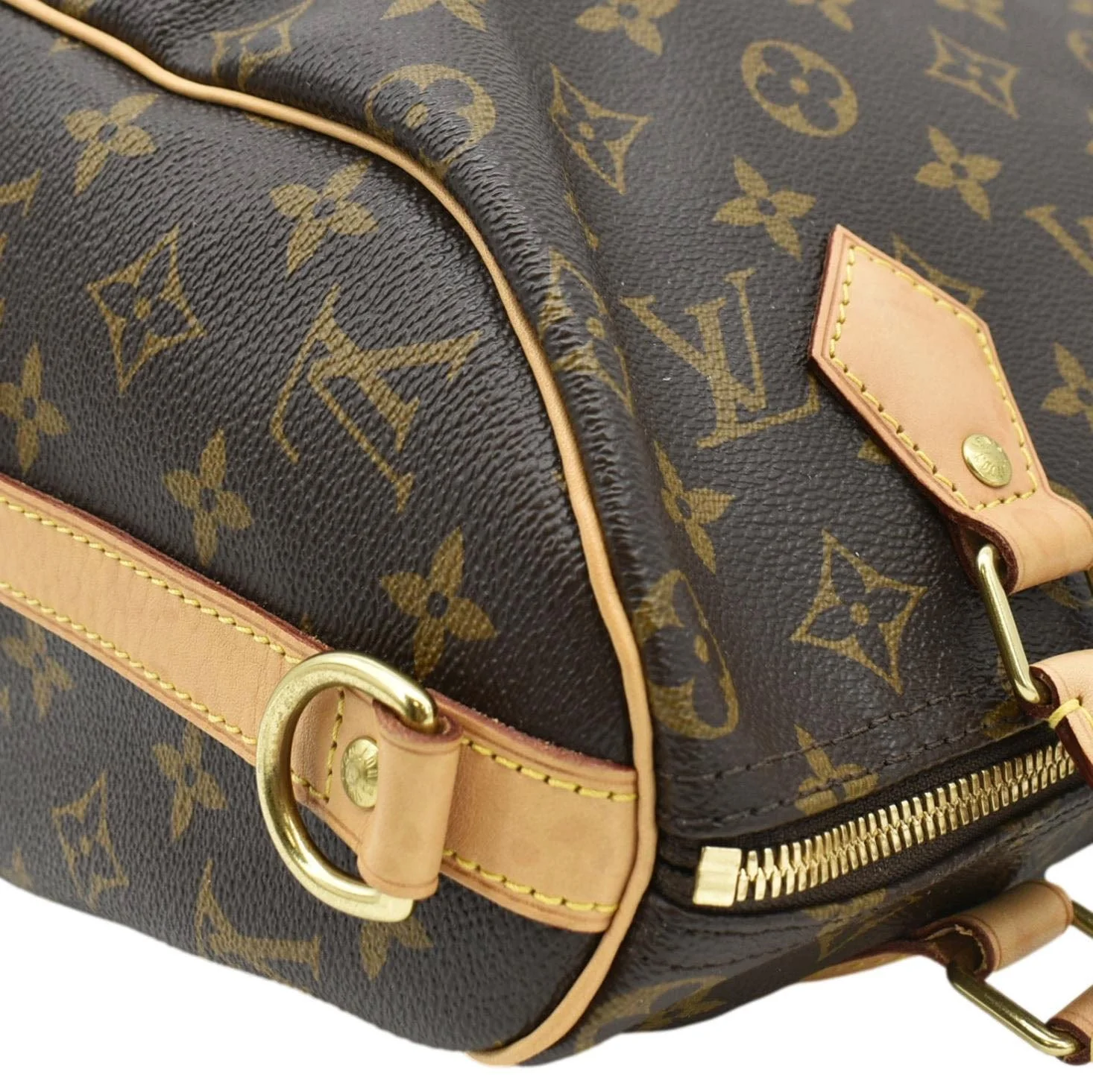 LOUIS VUITTON Speedy 25 Bandouliere Monogram Canvas Shoulder Bag Brown - Image 6
