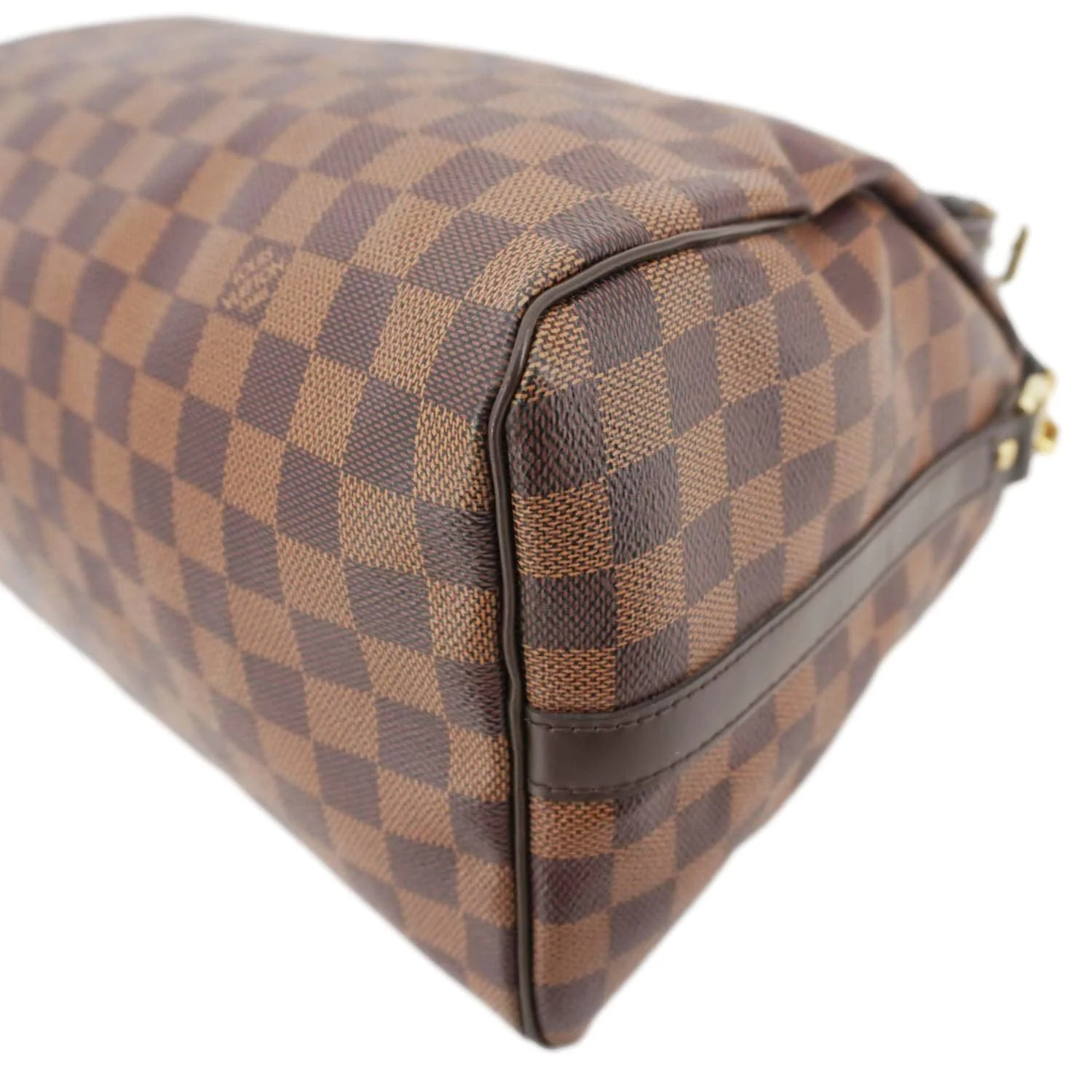 LOUIS VUITTON Speedy 30 Bandouliere Damier Ebene Shoulder Bag Brown (Interesting Manufacturing fault) - Image 8