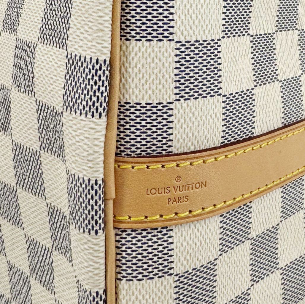 LOUIS VUITTON Speedy 30 Bandouliere Damier Azur Shoulder Bag White - Image 17