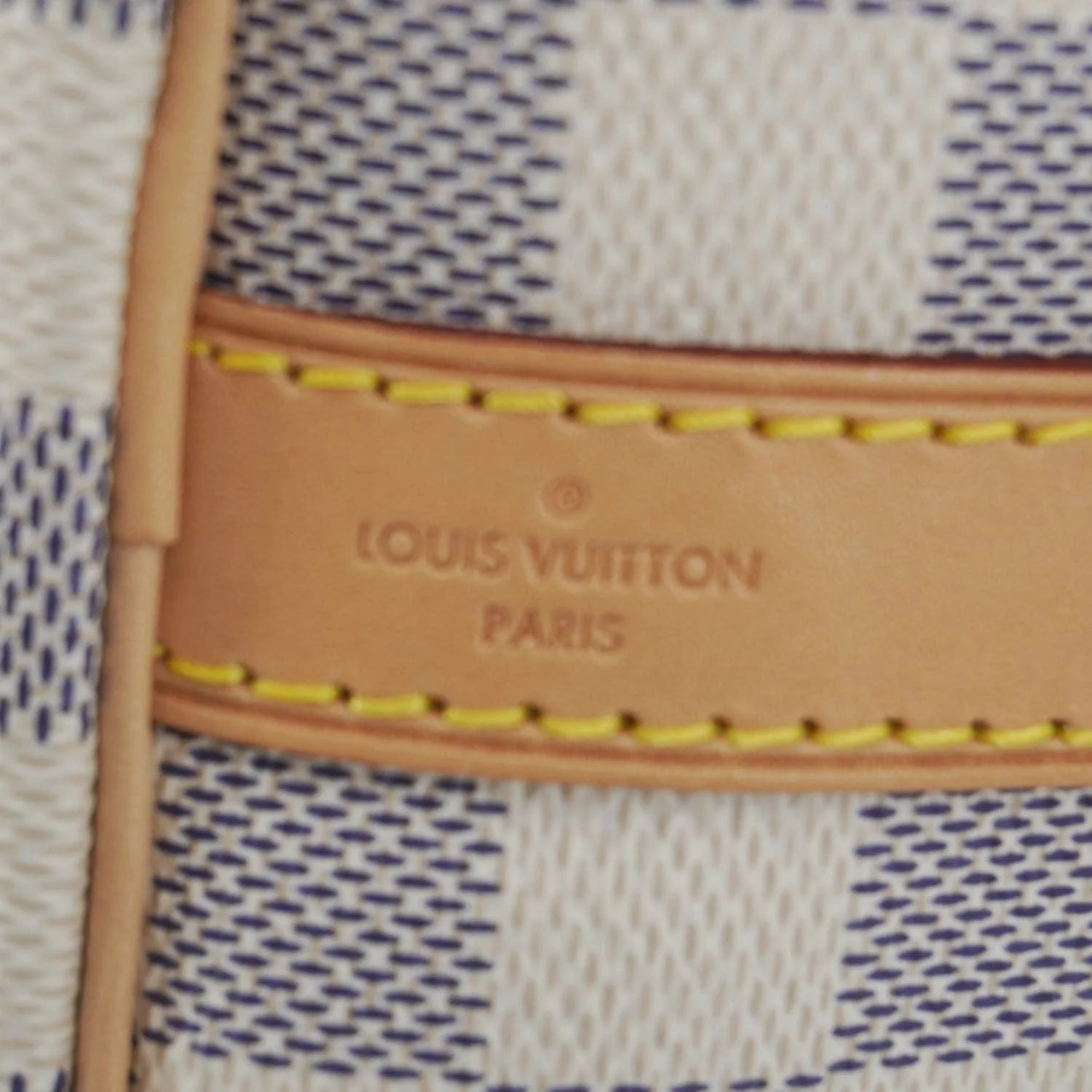 LOUIS VUITTON Speedy 30 Bandouliere Damier Azur Shoulder Bag White - Image 18