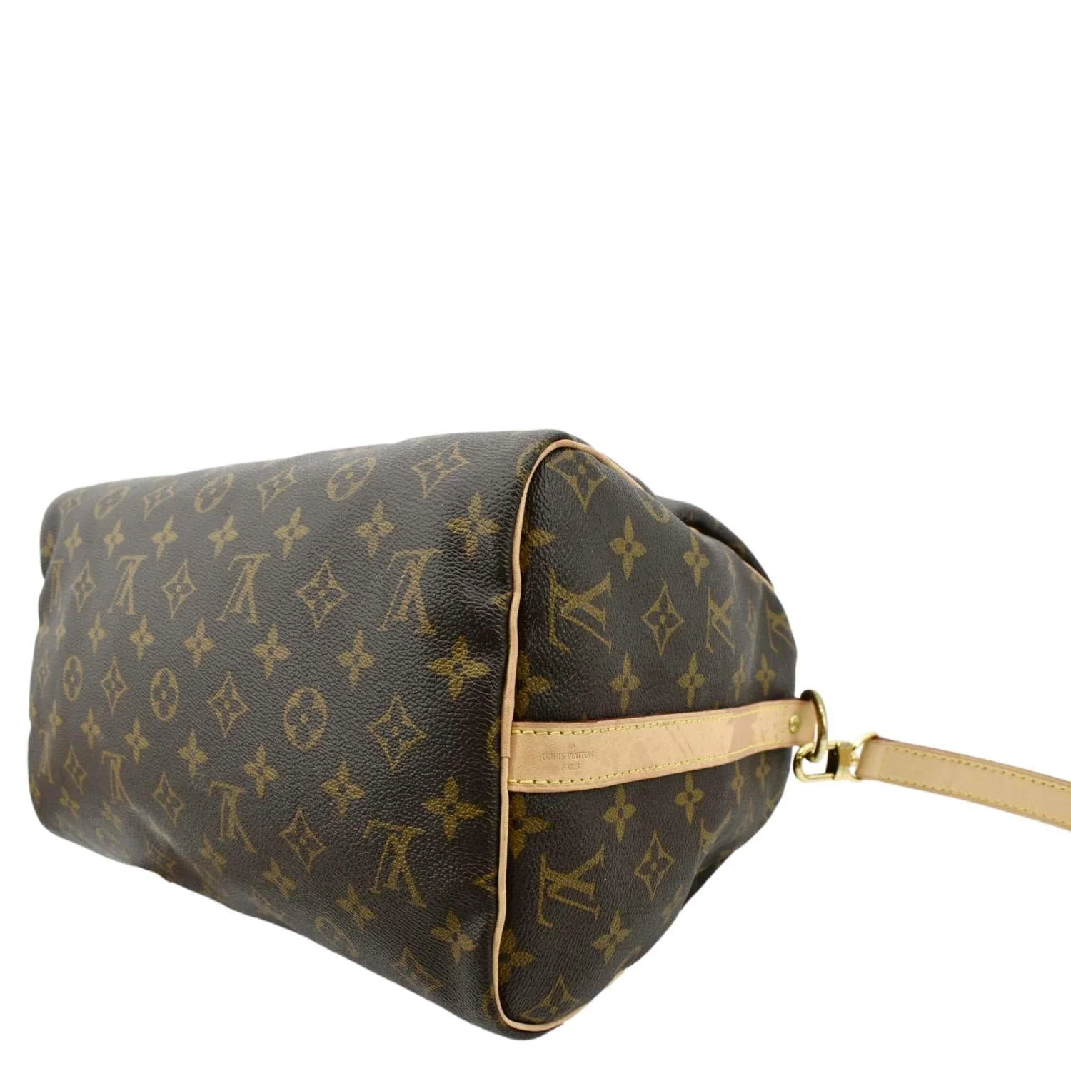 LOUIS VUITTON Speedy 30 Bandouliere Monogram Canvas Shoulder Bag Brown - Image 7
