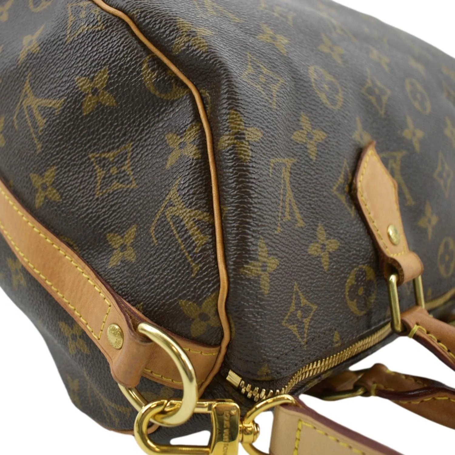 LOUIS VUITTON Speedy 30 Bandouliere Monogram Canvas Shoulder Bag Brown - Image 6