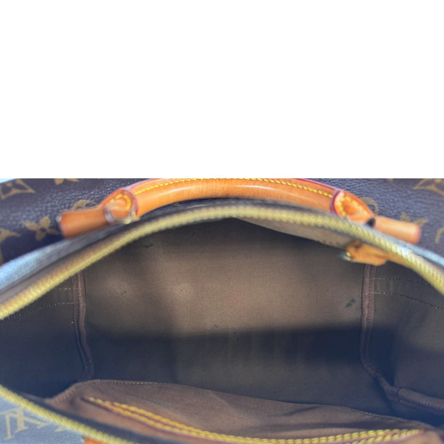 LOUIS VUITTON Speedy 30 Bandouliere Monogram Canvas Crossbody Bag Brown - Image 14