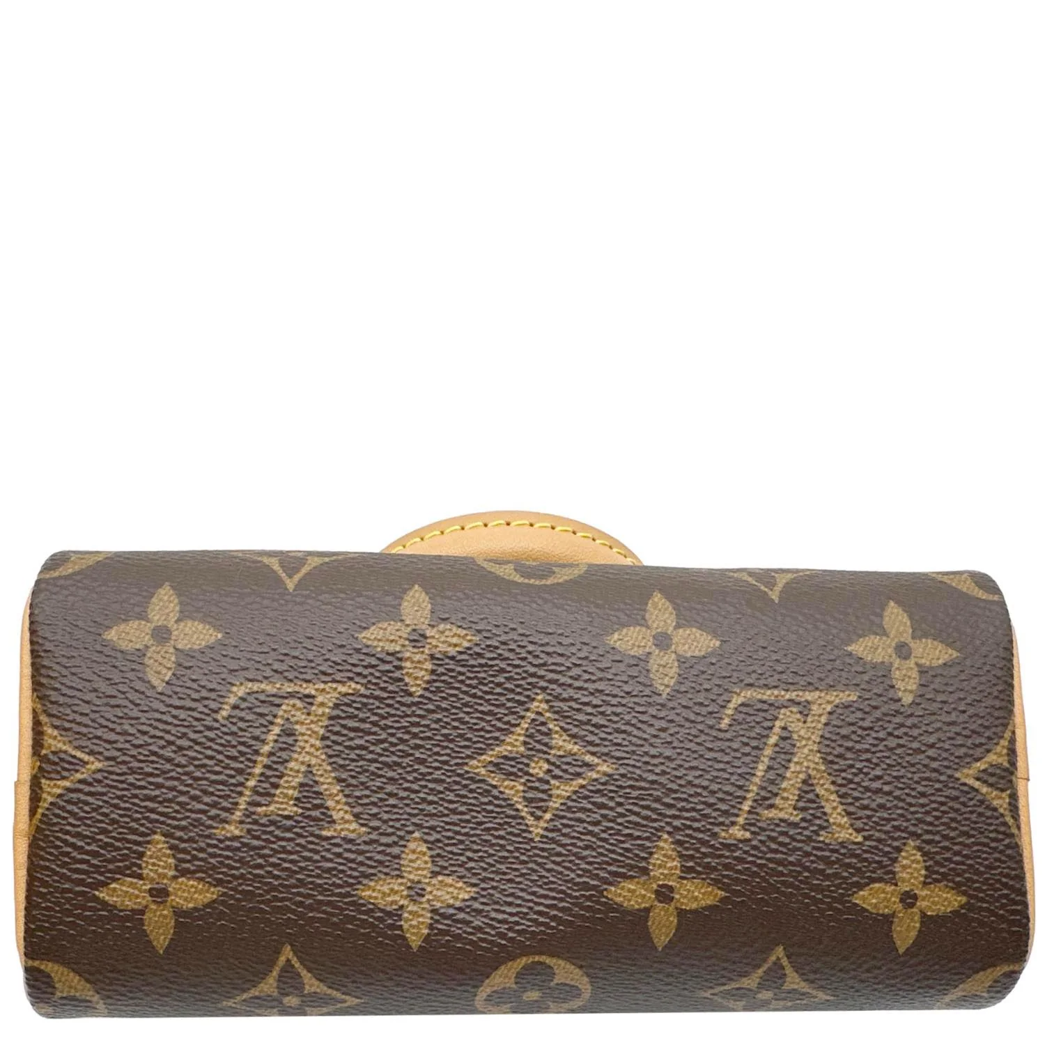 LOUIS VUITTON Nano Speedy Bandouliere Monogram Canvas Crossbody Bag Brown - Image 10
